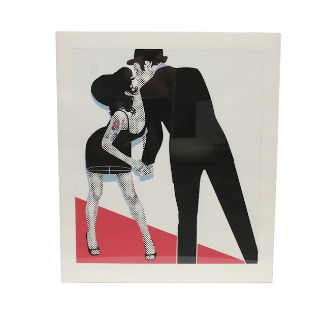 The Kiss by Gerald Laing