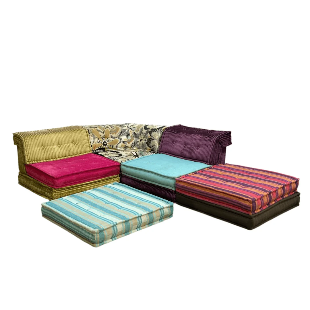 Roche Bobois Twelve Piece Mah Jong Sectional Sofa Set