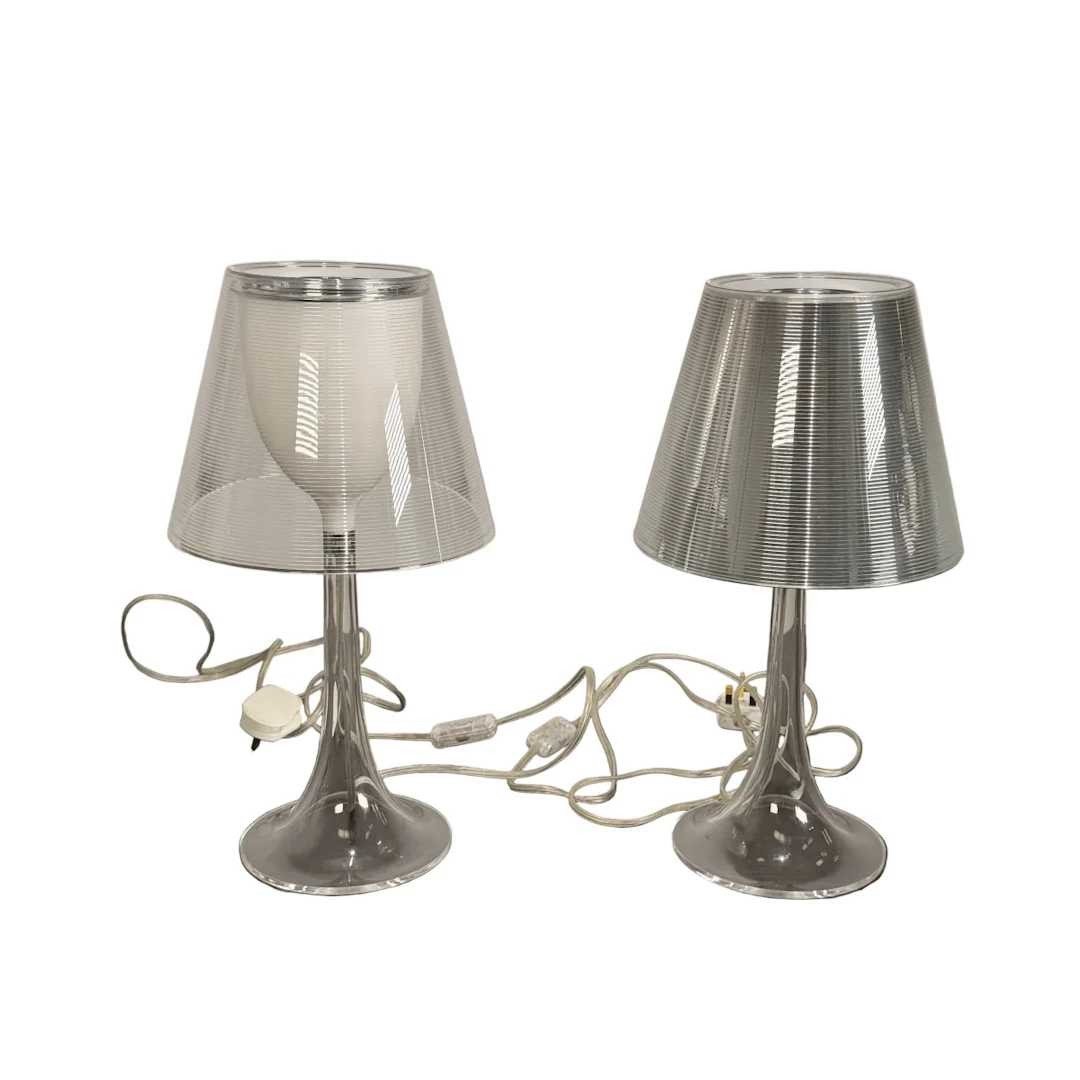 Flos Miss K Lamps by Philippe Starck, Set of Two with Differing Shades