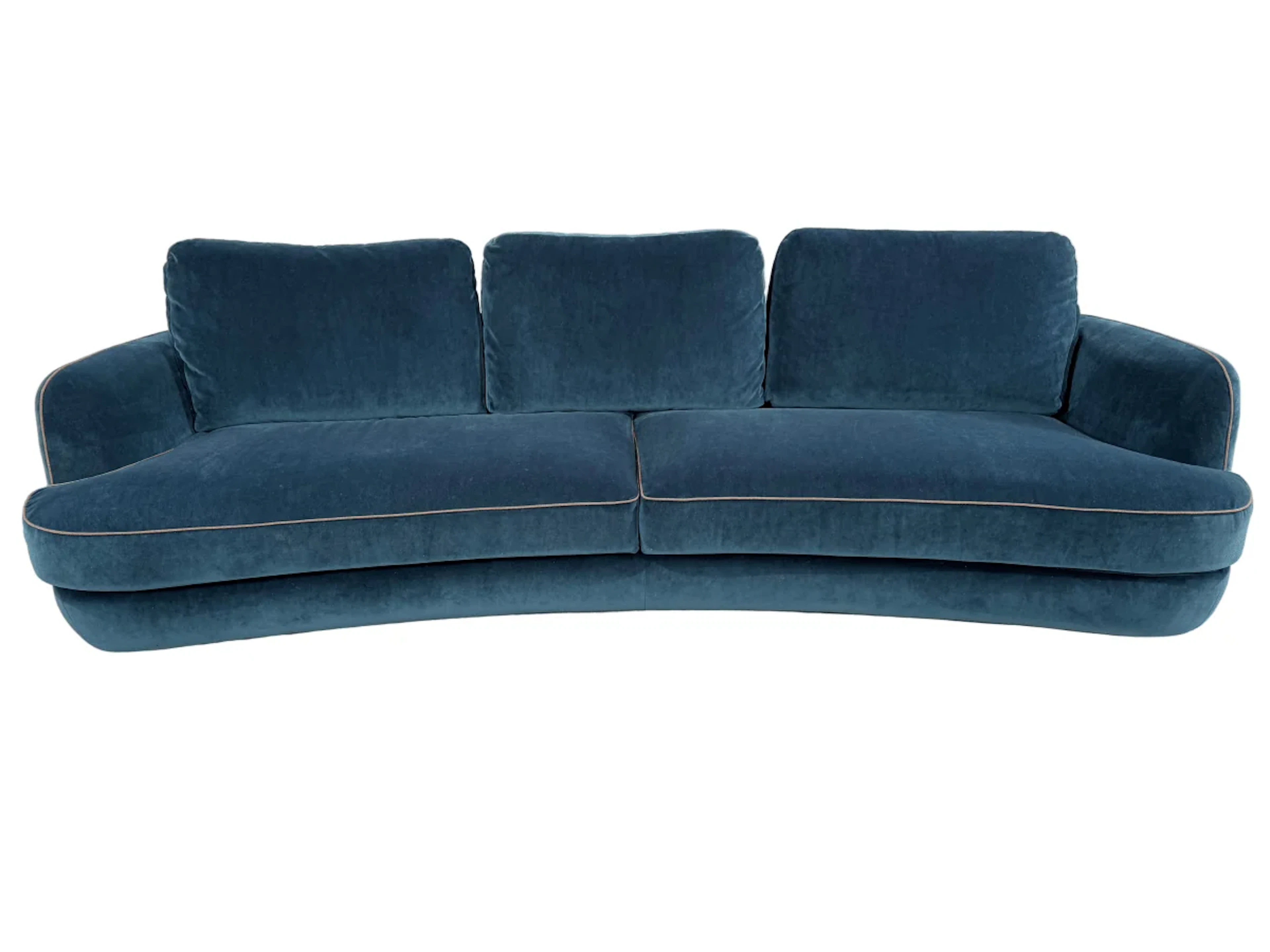 Roche Bobois Four Seater Parenthese Sofa by Sacha Lakic