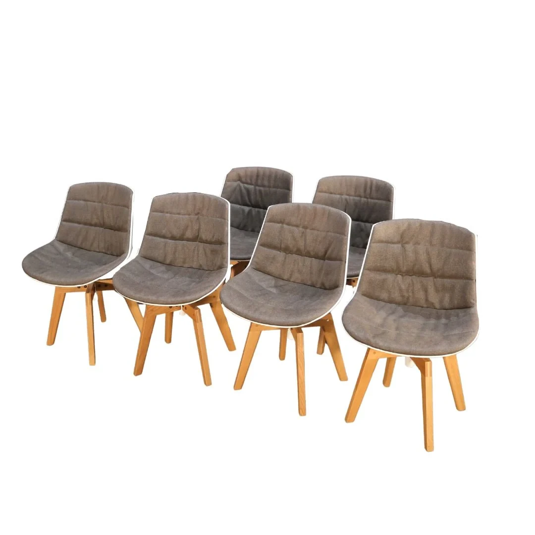 MDF Italia Flow Chair by Jean-Marie Massaud, Set of Six