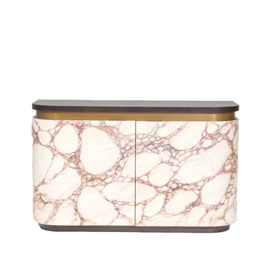 Bespoke Marble Effect Wood Sideboard