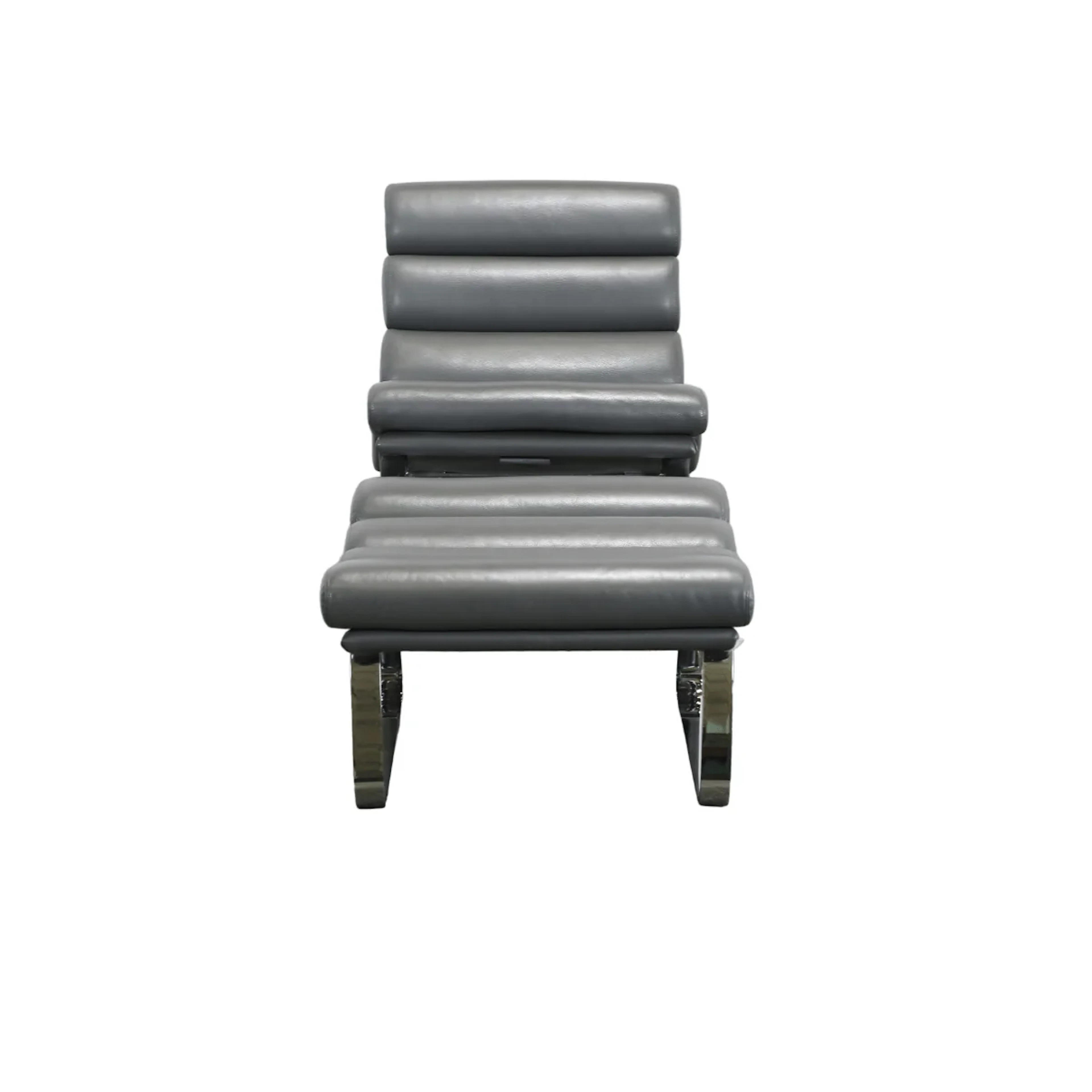 Cierre Monet Leather Rocking Chair & Footstool