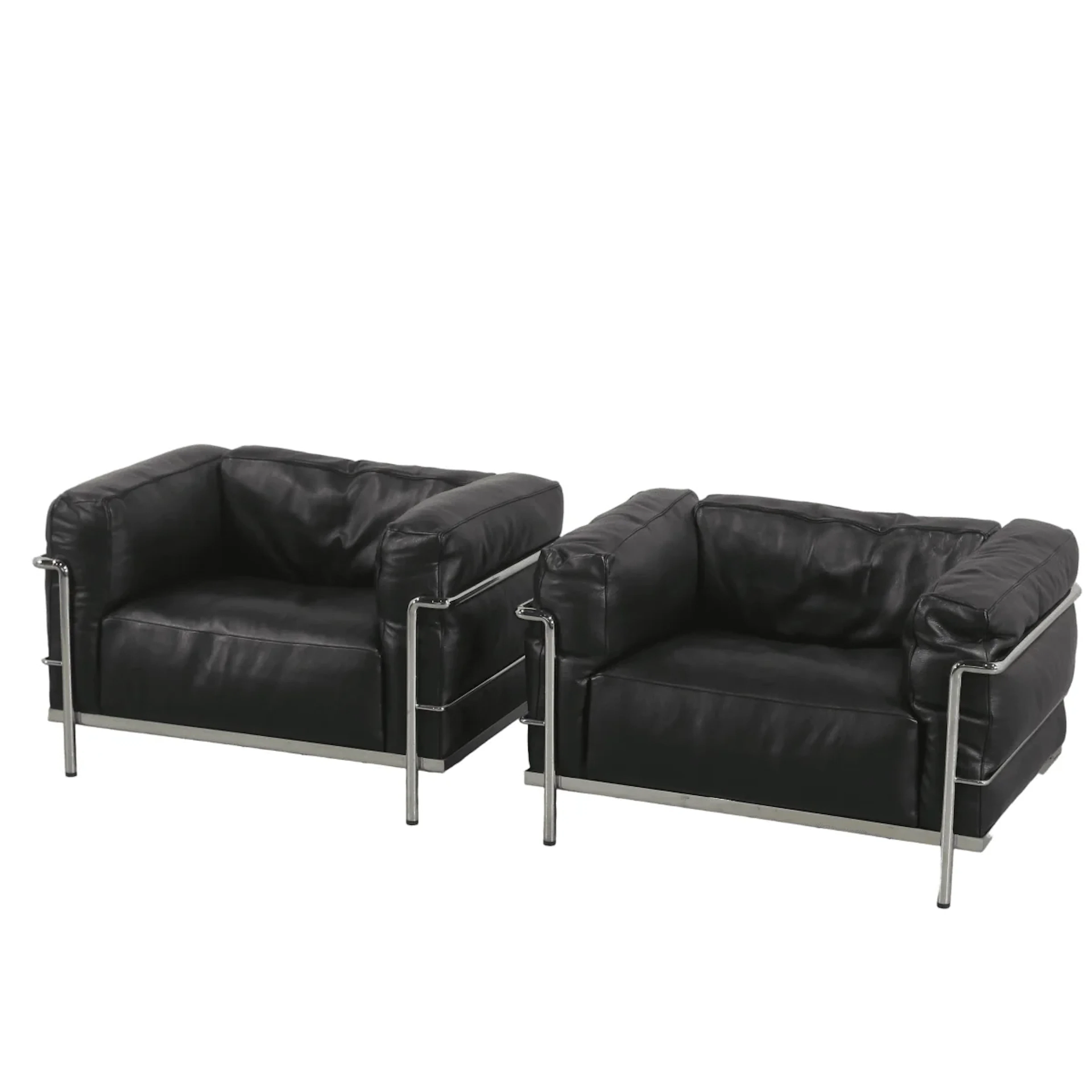Cassina LC3 Armchair, Set of Two