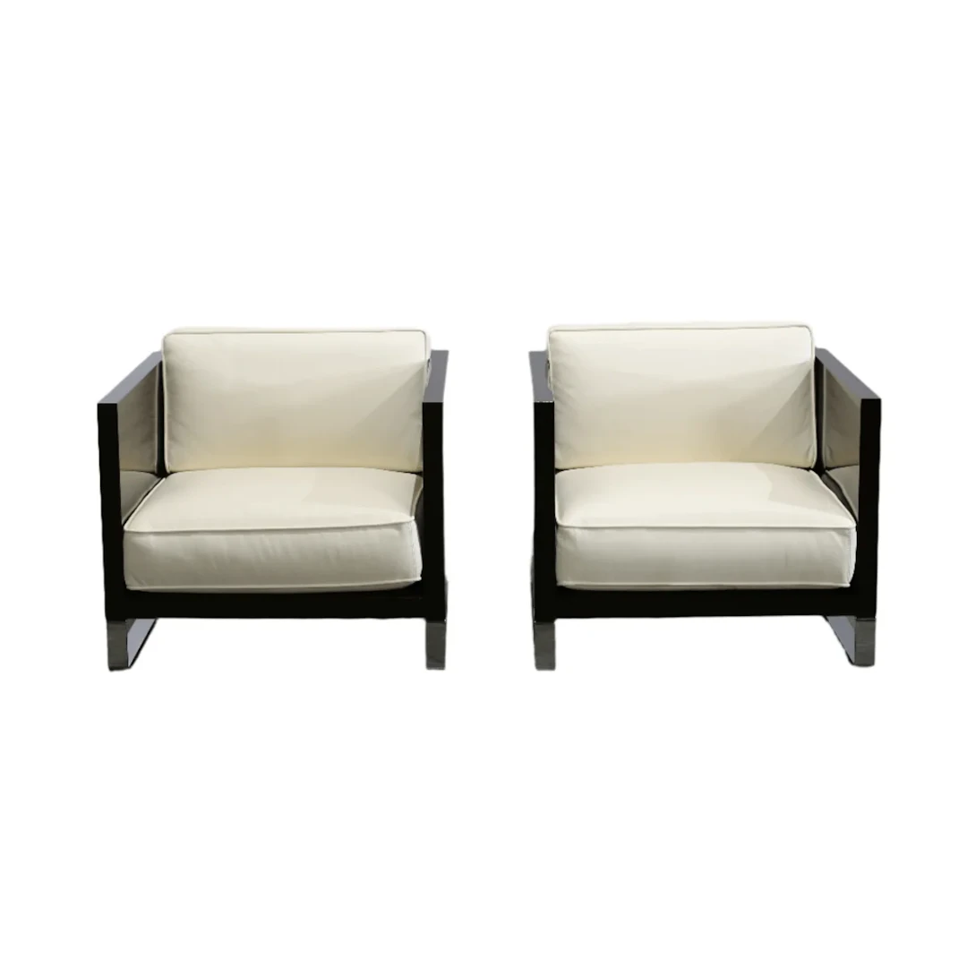 Malerba Loveletter Armchairs, Set of Two