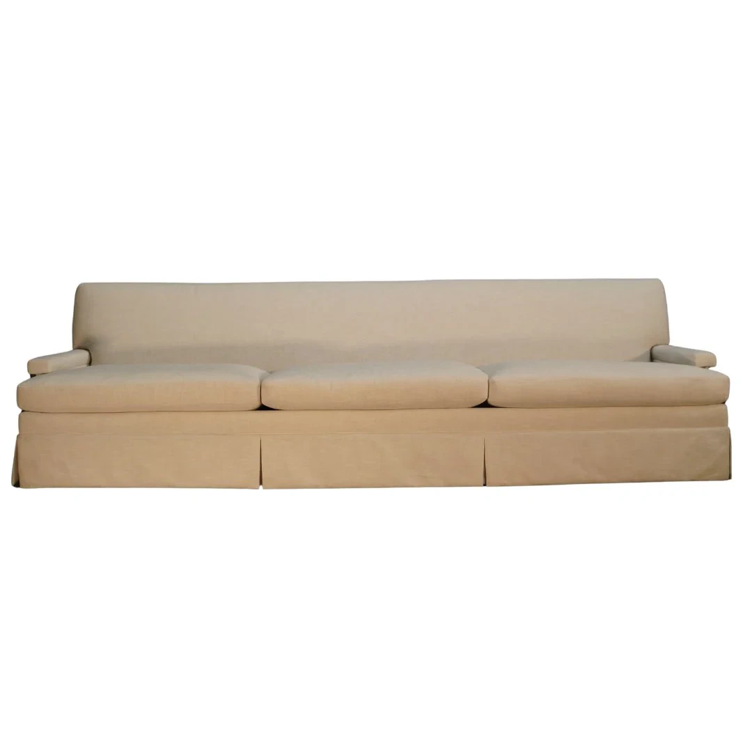 Hickory Chair Furniture Macdonald Skirted Large Sofa