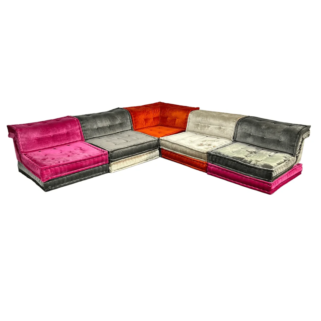 Roche Bobois Mah Jong Sectional Sofa, Set of Fifteen