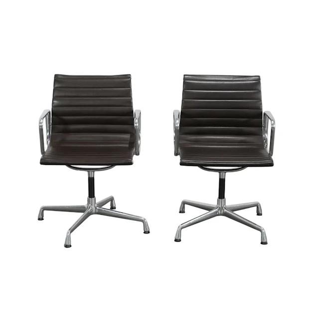 Vitra Eames E108 Office Chairs, Set of Two