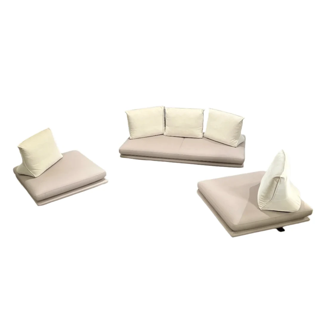 Ligne Roset Prado Sofa and Ottomans by Christian Werner, Set of Three