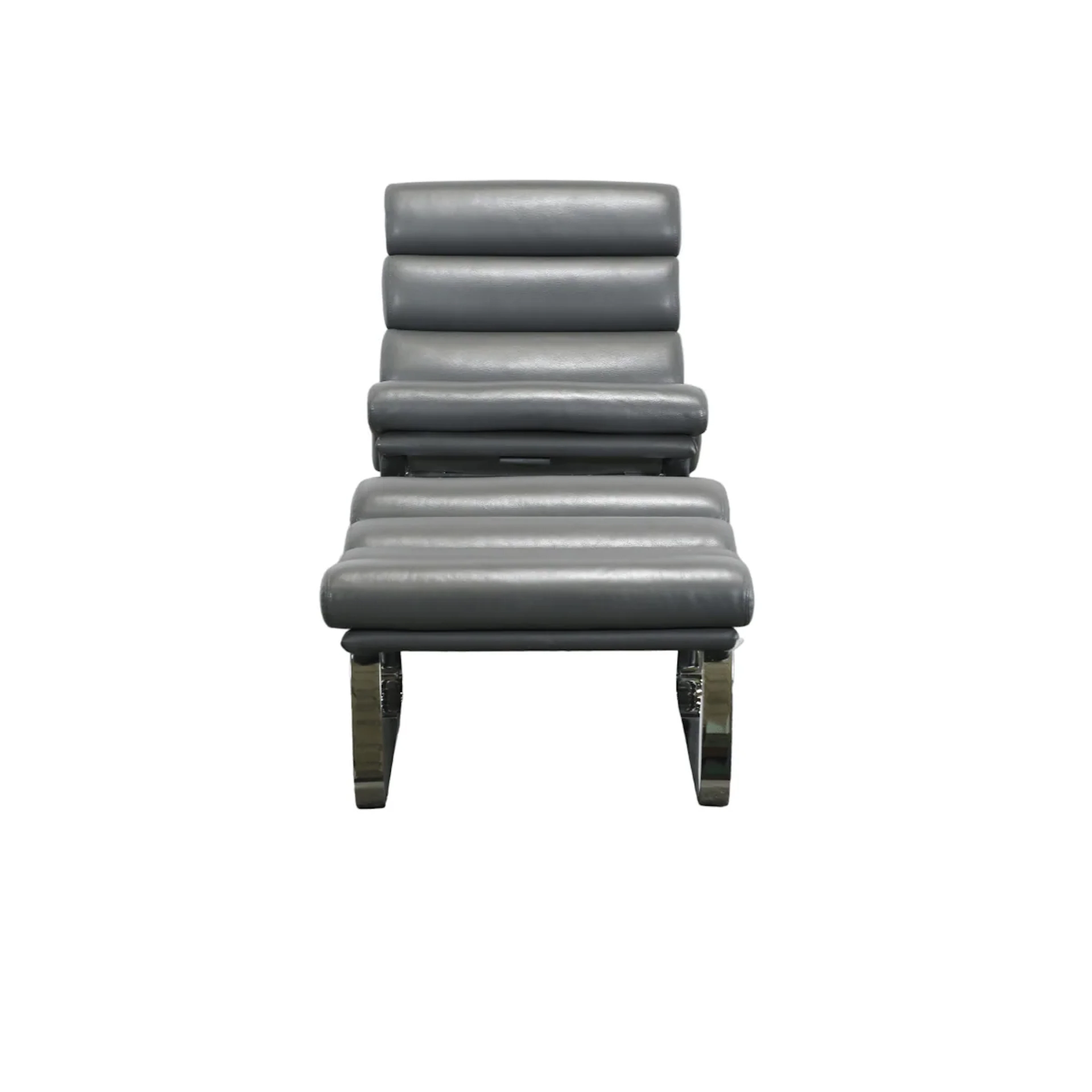 Cierre Monet Leather Rocking Chair & Footstool