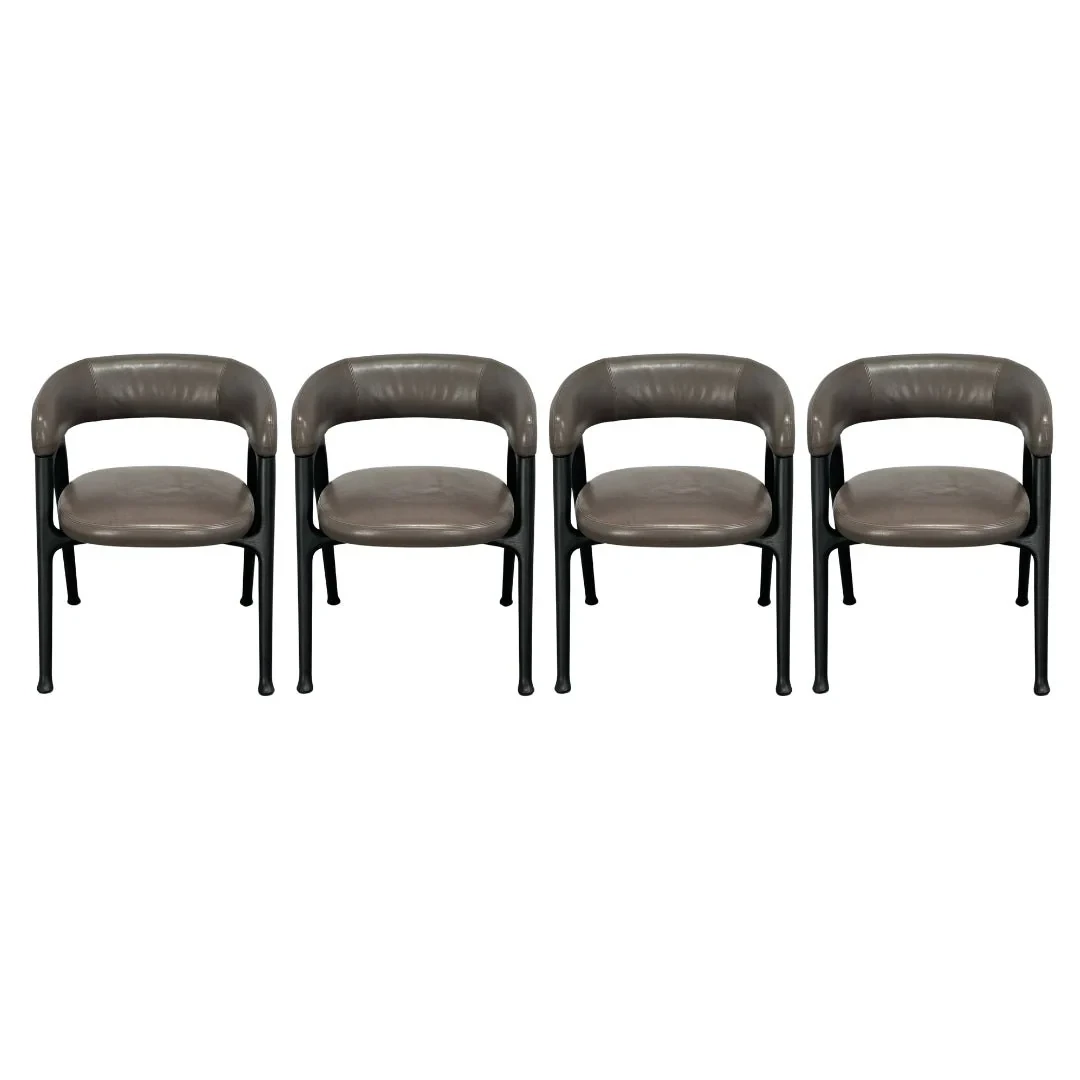 Baxter Corinne Chair by Roberto Lazzeroni, Set of Four