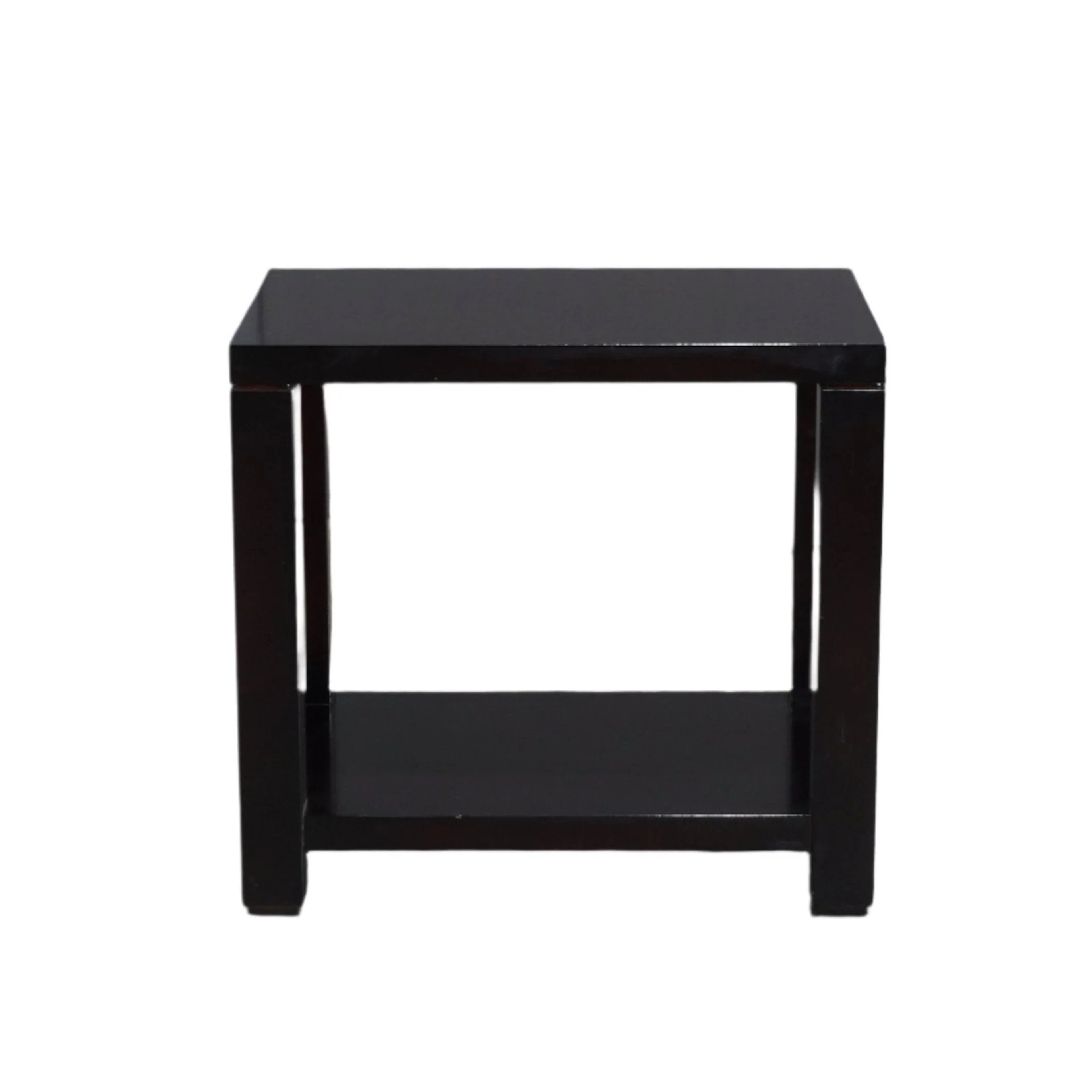 HC Black Wooden Side Table