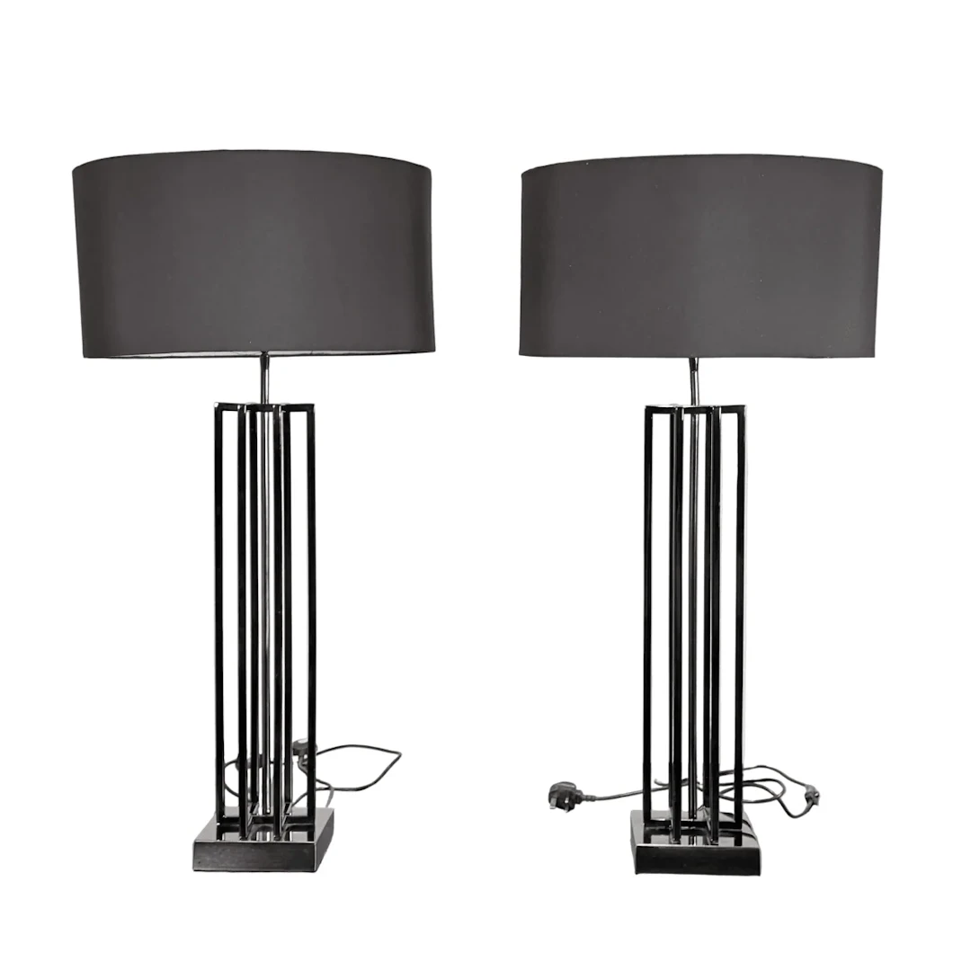 Coach House Table Lamps, Set of Two