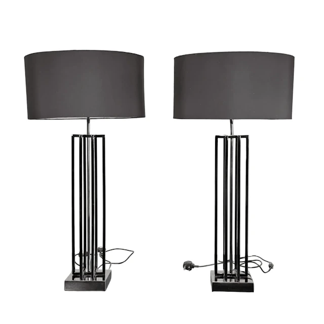 Coach House Table Lamps, Set of Two
