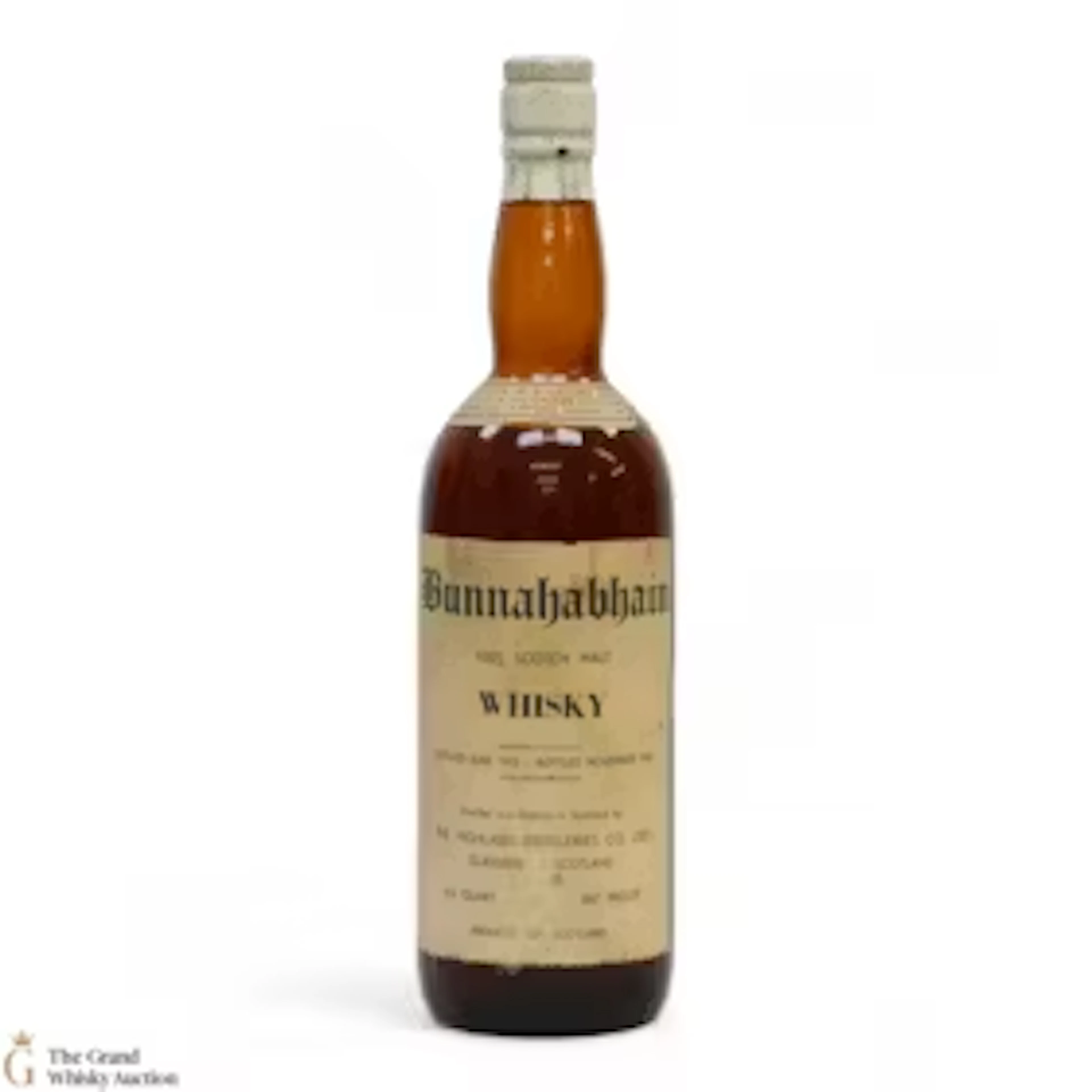 Bunnahabhain - 8 Year Old 1952 - The Highland Distilleries Co - 86