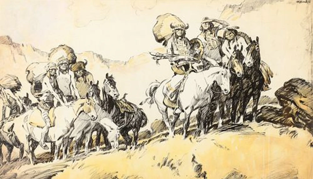 Frank B. Hoffman (1888 – 1958) – West of the Pecos (1916)