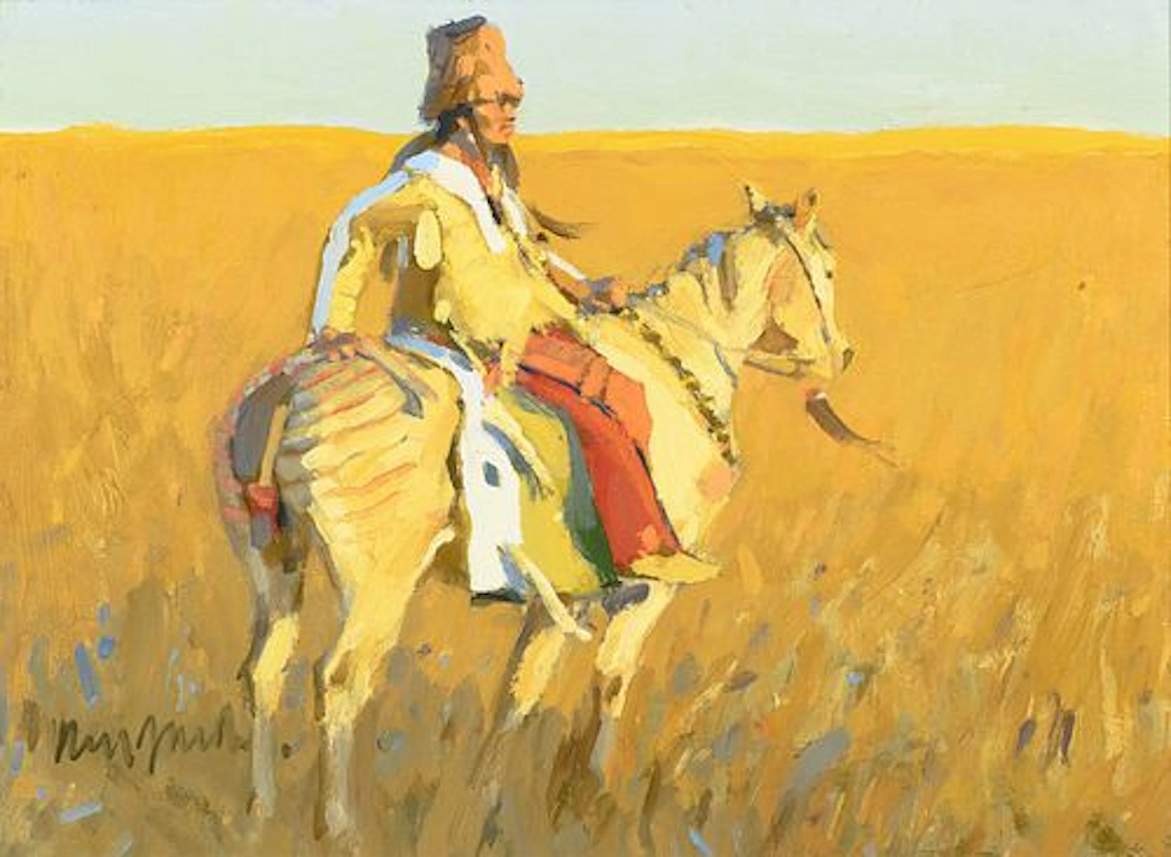 Ned Jacob (1938 – 2025) – Buffalo Hat (1976)