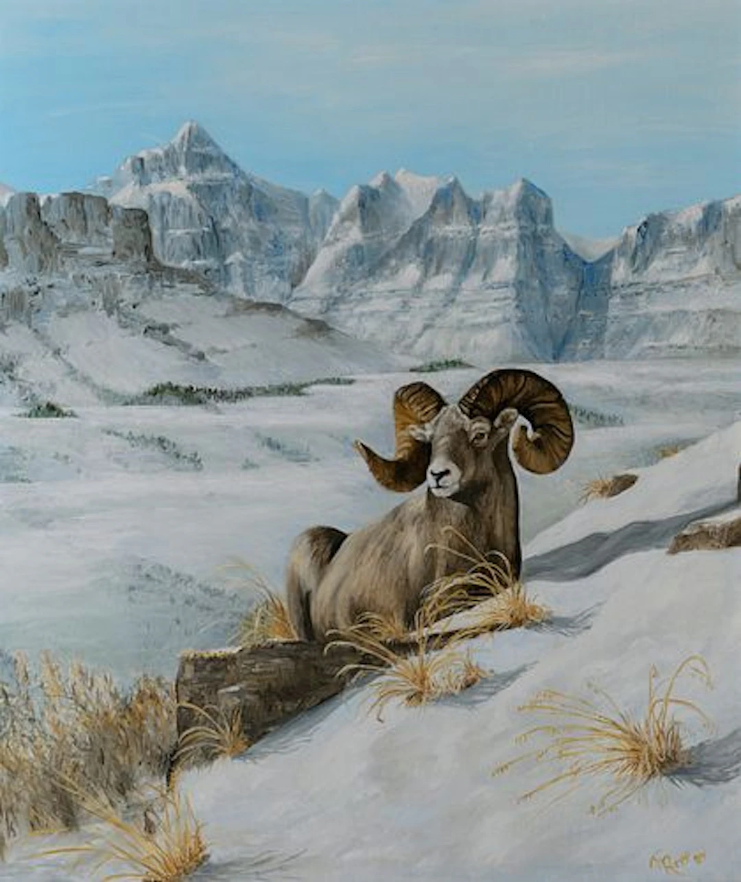 Teresa L. Repp (20th C.) – Rocky Mountain Guardian (1984)