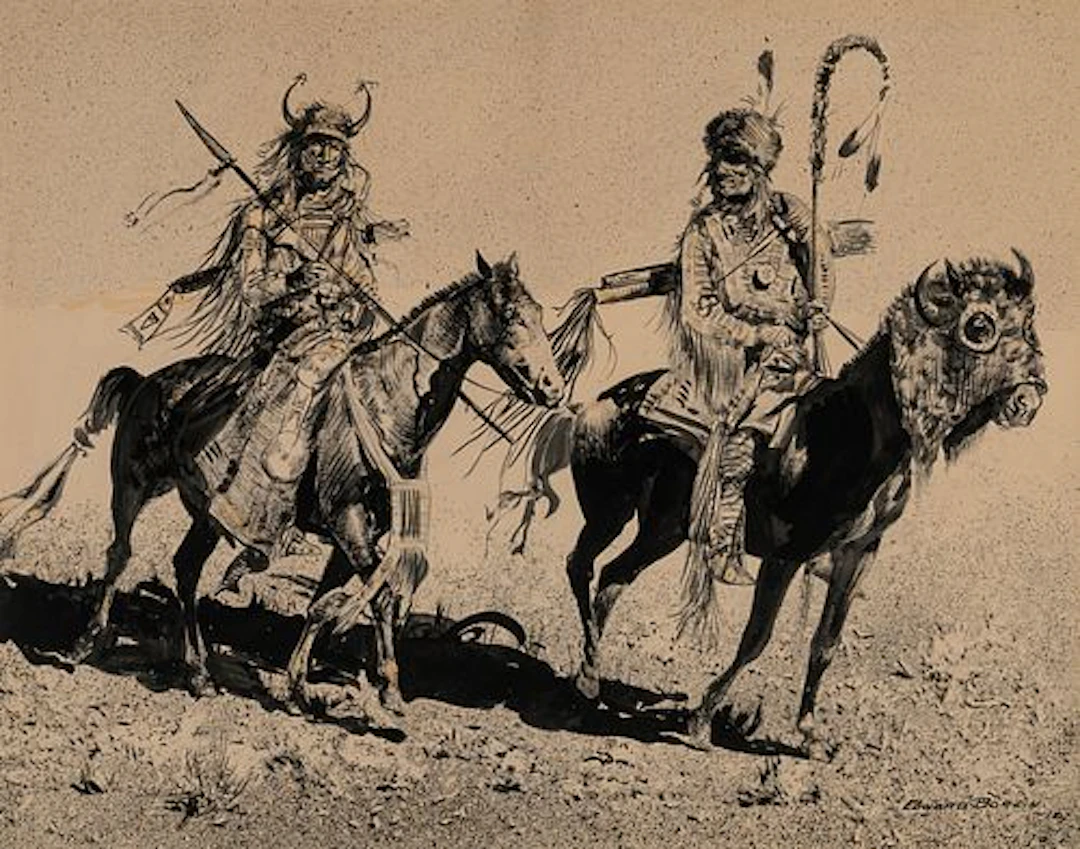 Edward Borein (1872 – 1945) – The Medicine Men (1912)