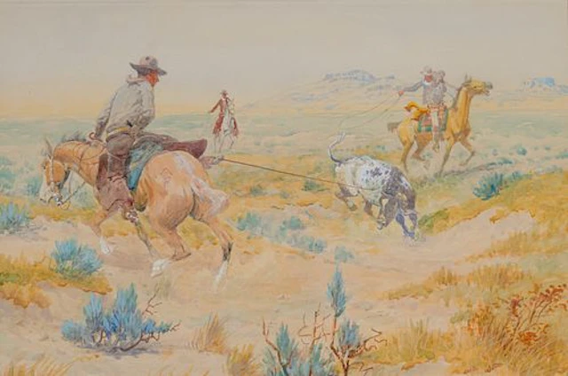 Olaf C. Seltzer (1877 – 1957) – The End of the Race