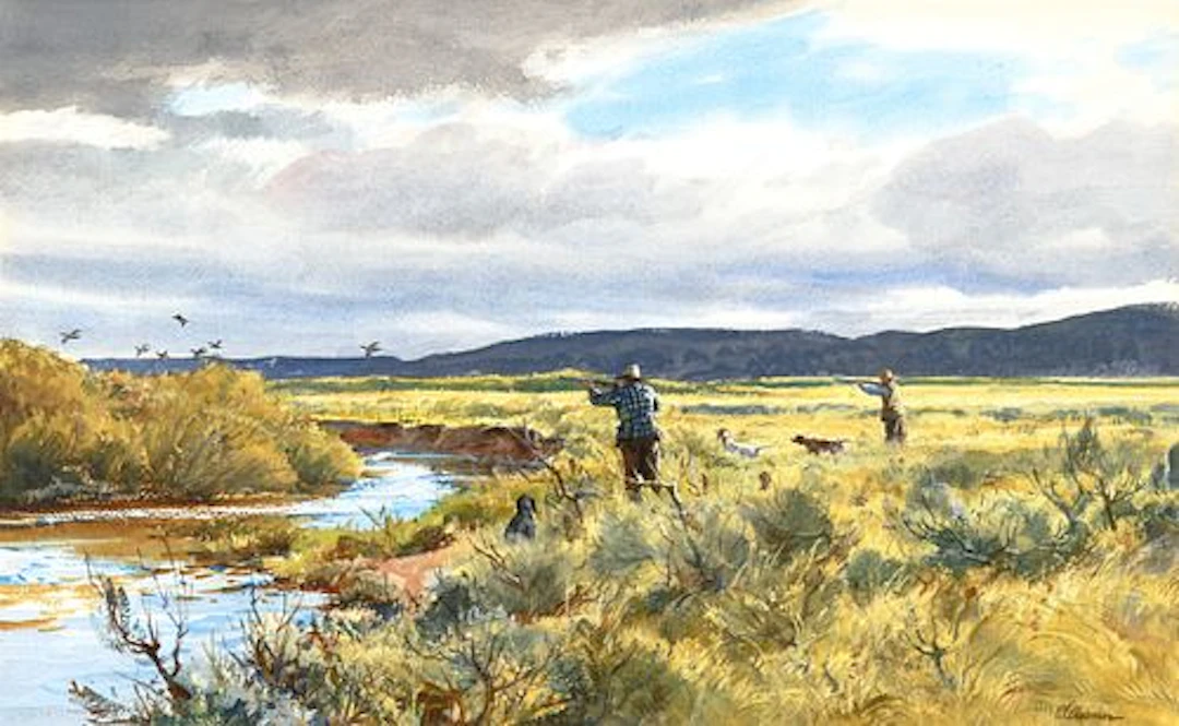 Ogden M. Pleissner (1905 – 1983) – Prairie Chicken Shooting (1941)