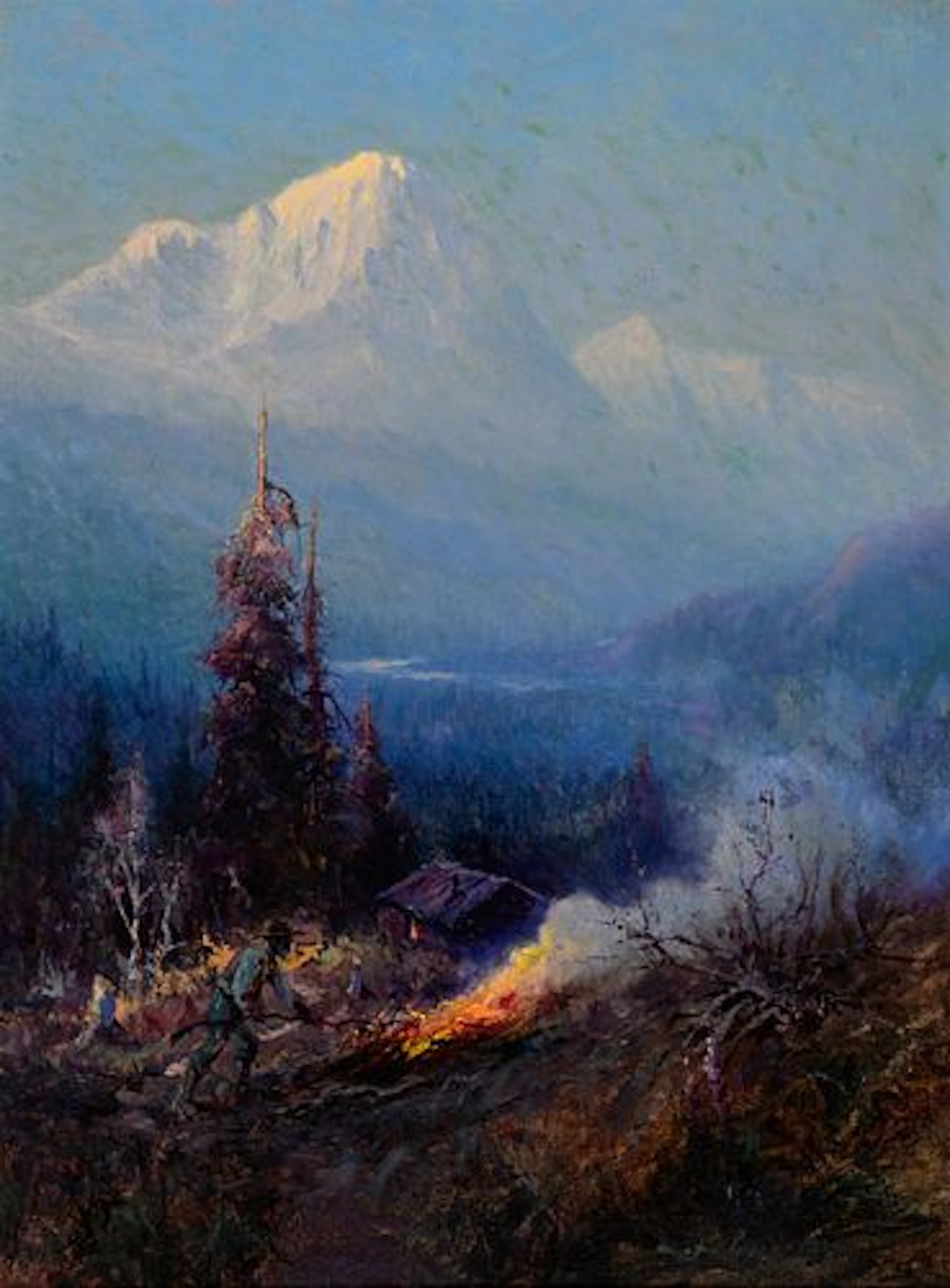 Sydney Laurence (1865 – 1940) – Cabin, Mt. McKinley
