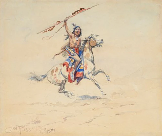 Charles M. Russell (1864 – 1926) – War (1899)