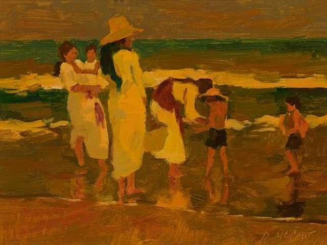Dan McCaw (b. 1942) – Shoreline Sunset