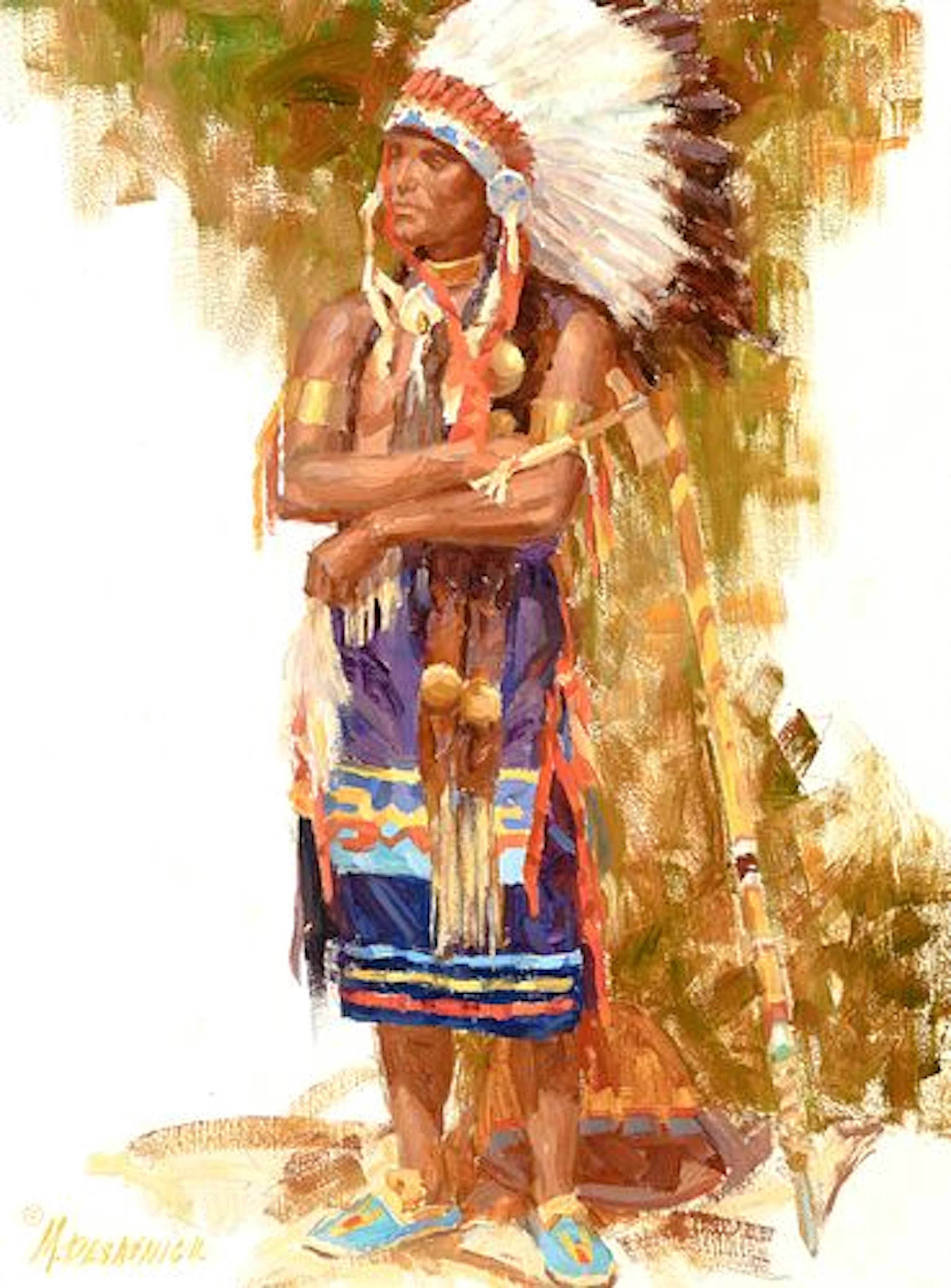 Mike Desatnick (b. 1943) – Warrior
