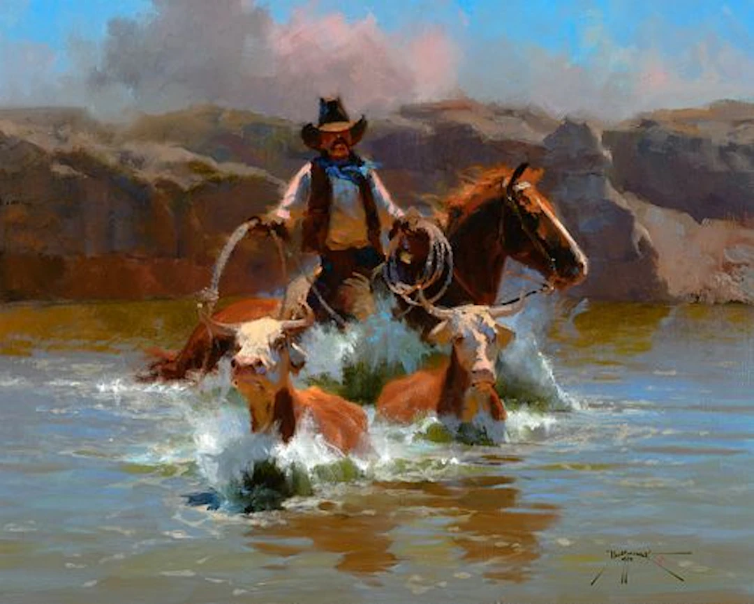 Dan Mieduch (b. 1947) – Glossy and Glidin’ (1992)