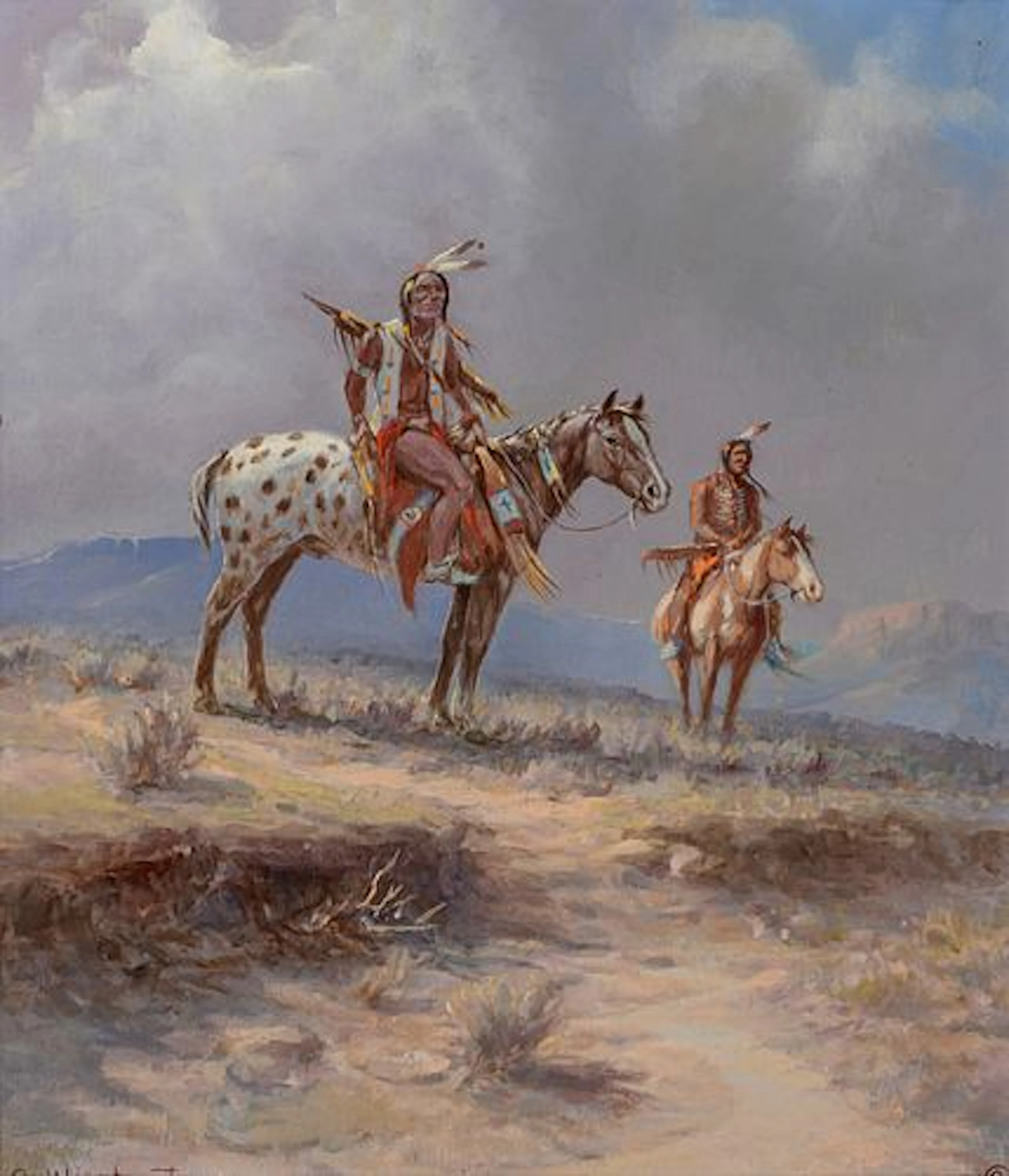 Olaf Wieghorst (1899 – 1988) – Nez Perce Scouts (1979)