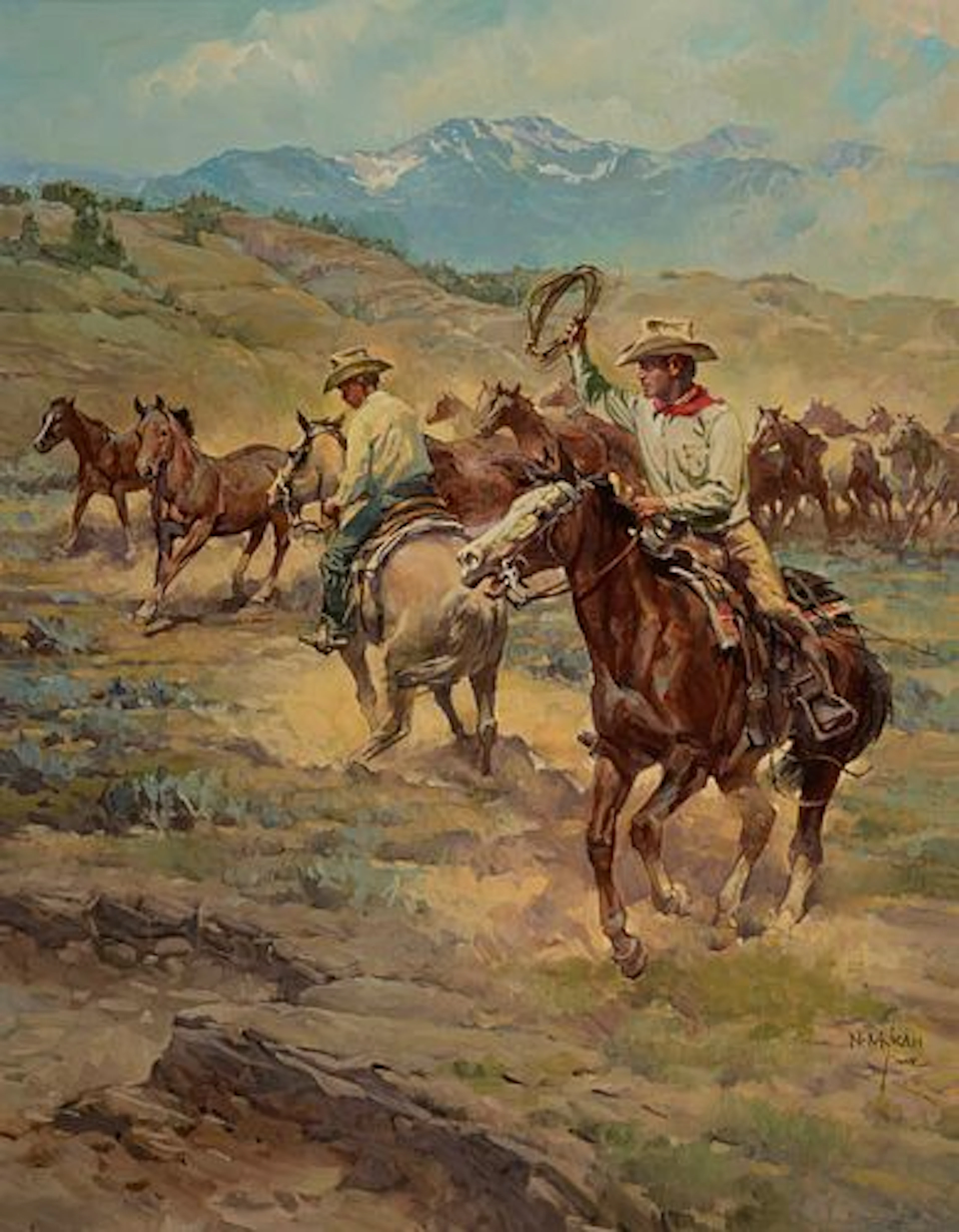 Newman Myrah (1921 – 2010) – Horse Wranglers