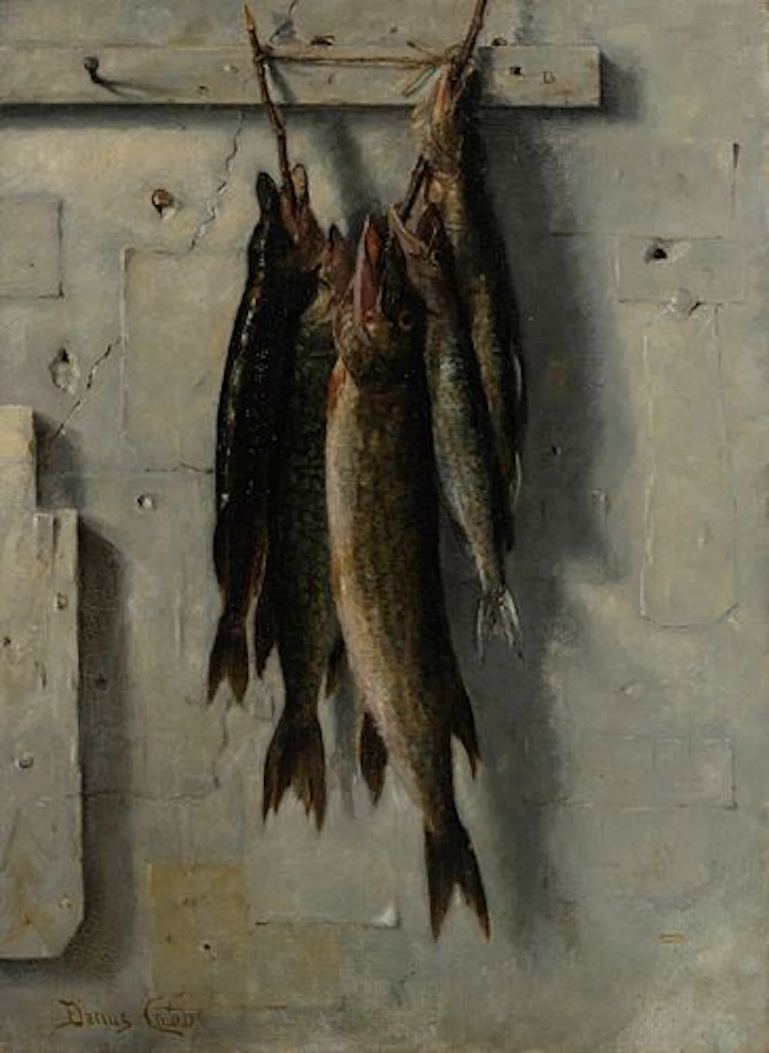 Darius Cobb (1834 – 1919) – Brace of Pike