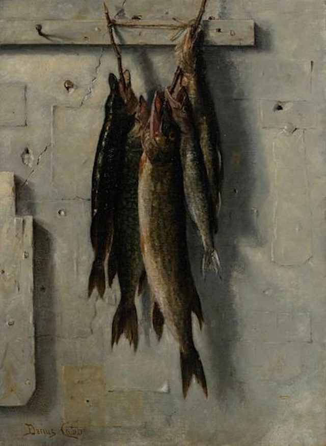 Darius Cobb (1834 – 1919) – Brace of Pike