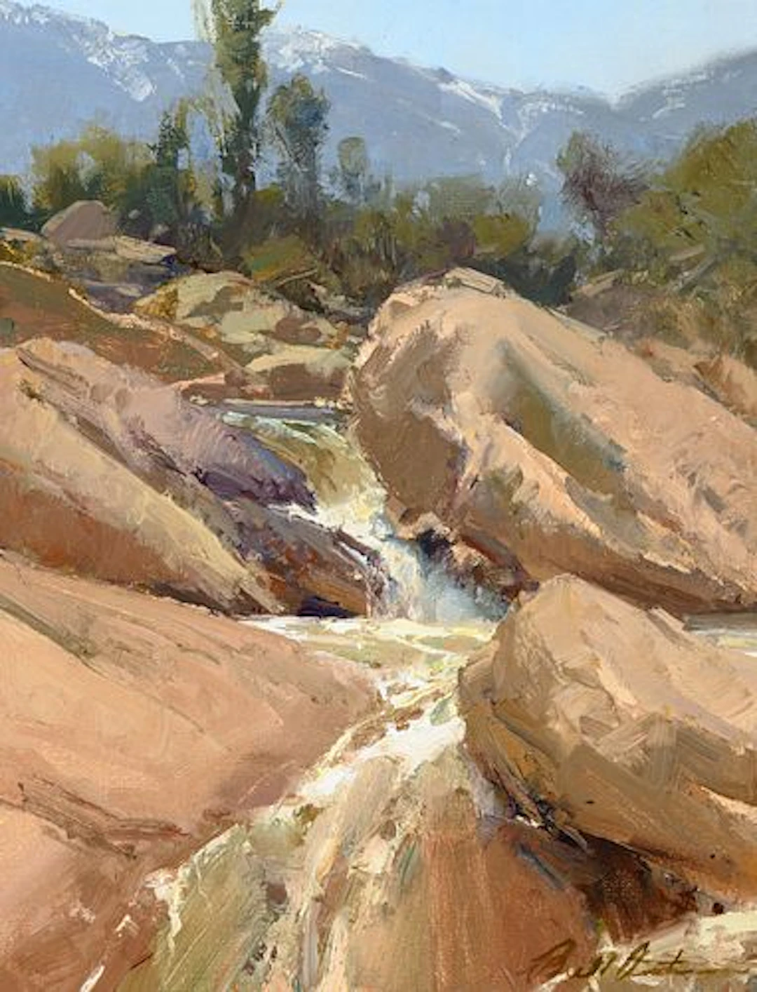 Bill Anton (b. 1957) – Winter Runoff (2009)