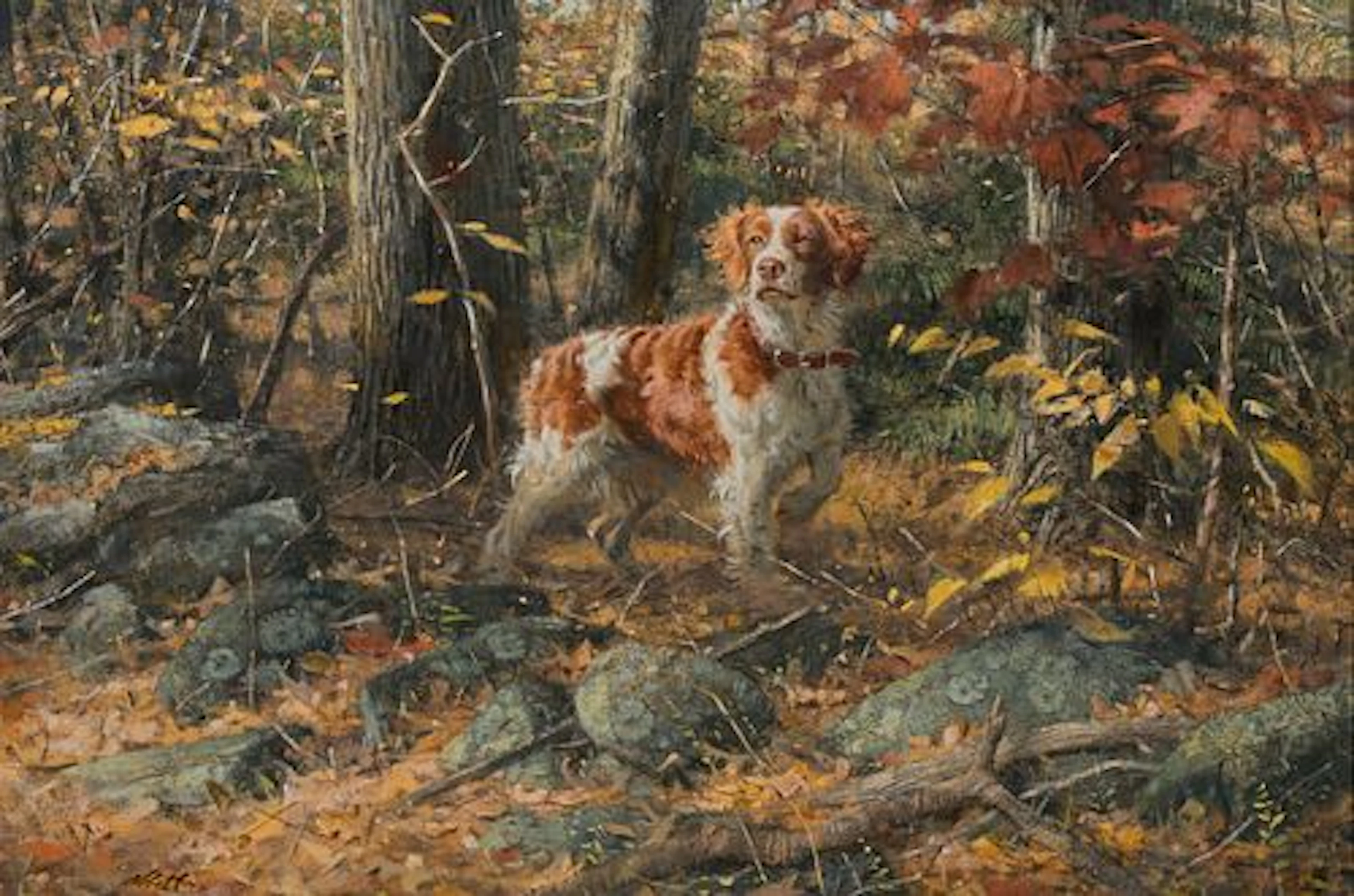 Robert Abbett (1926 – 2015) – Stonewall Brittany (1990)