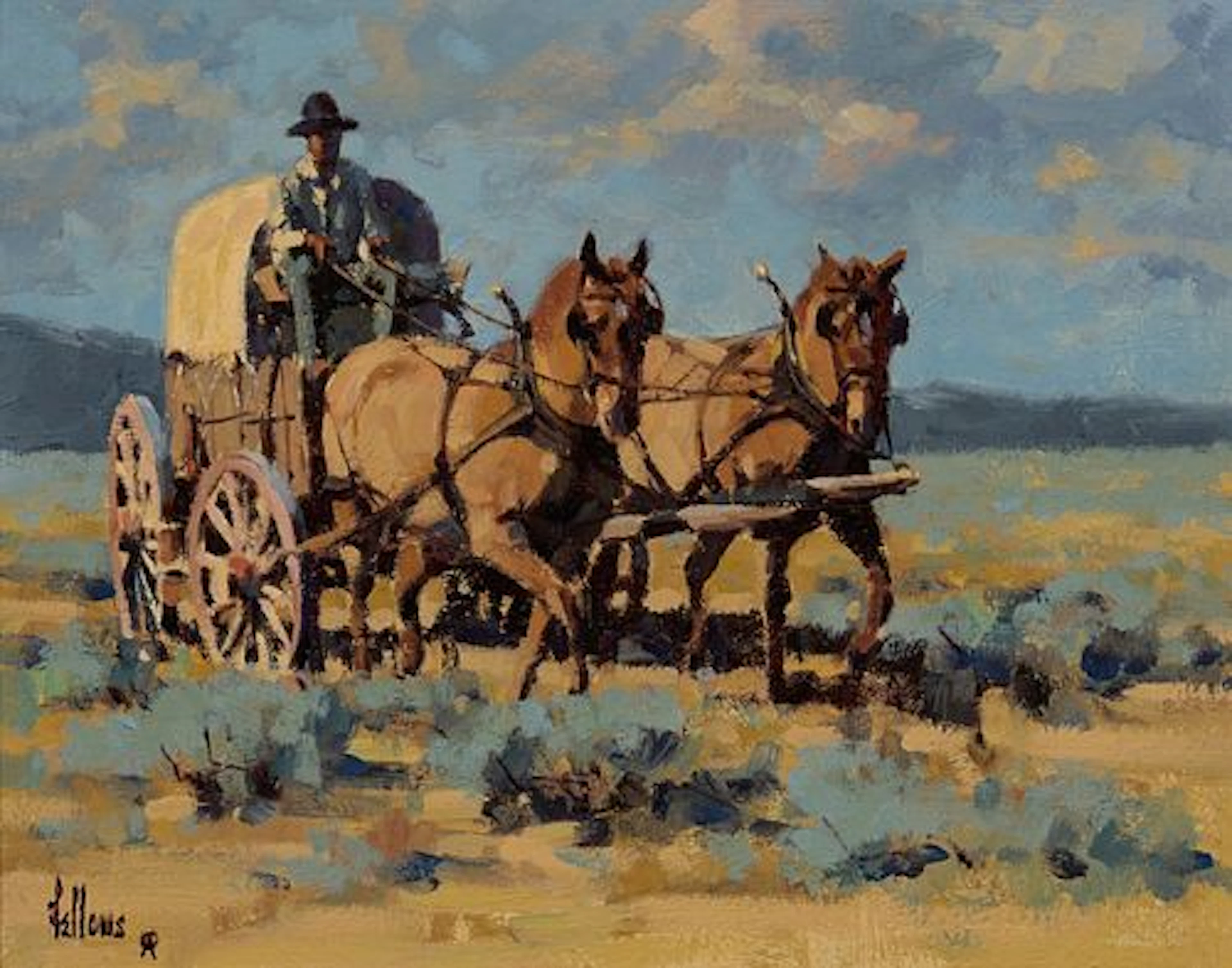 Fred Fellows (b. 1934) – Afternoon Ride