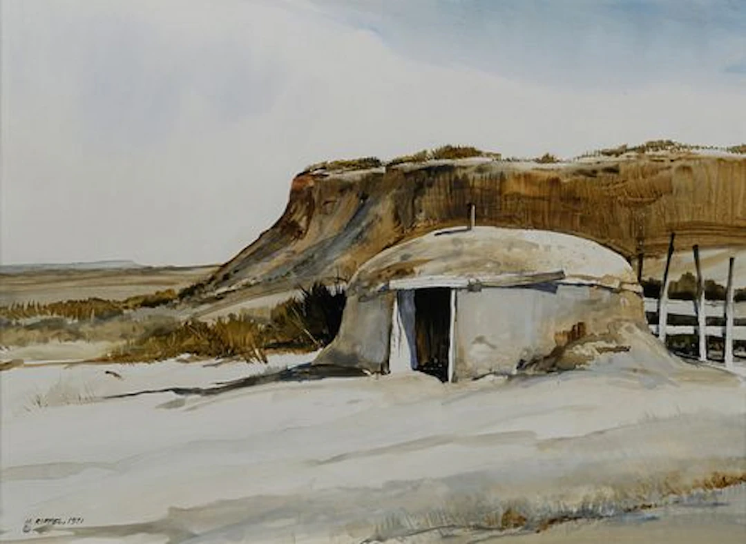 Morris Rippel (1930 – 2009) – Desert Home (1971)
