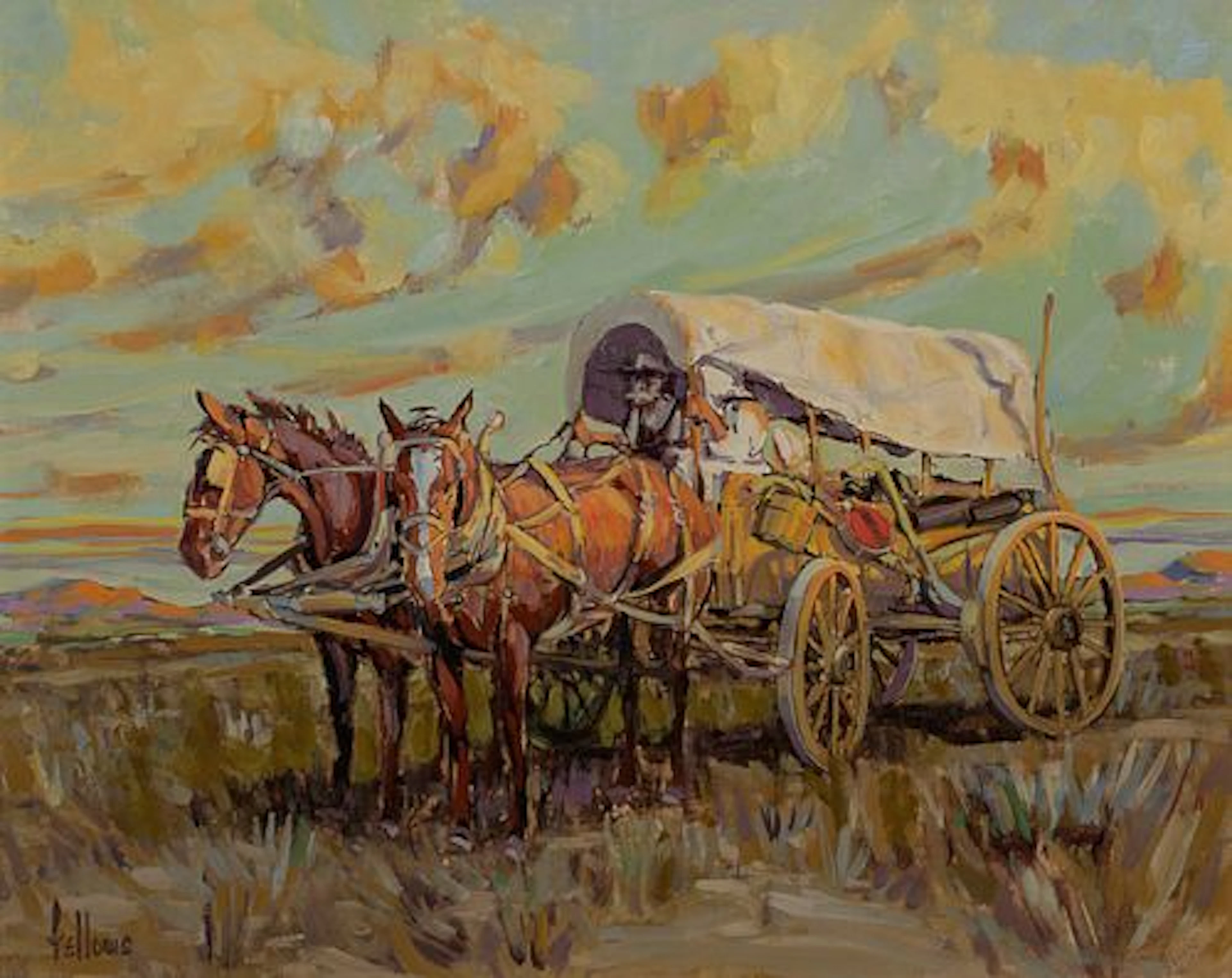 Fred Fellows (b. 1934) – The Homesteader