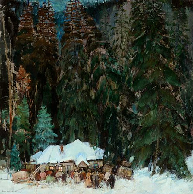 Leon Gaspard (1882 – 1964) – Siberian Christmas (1935)