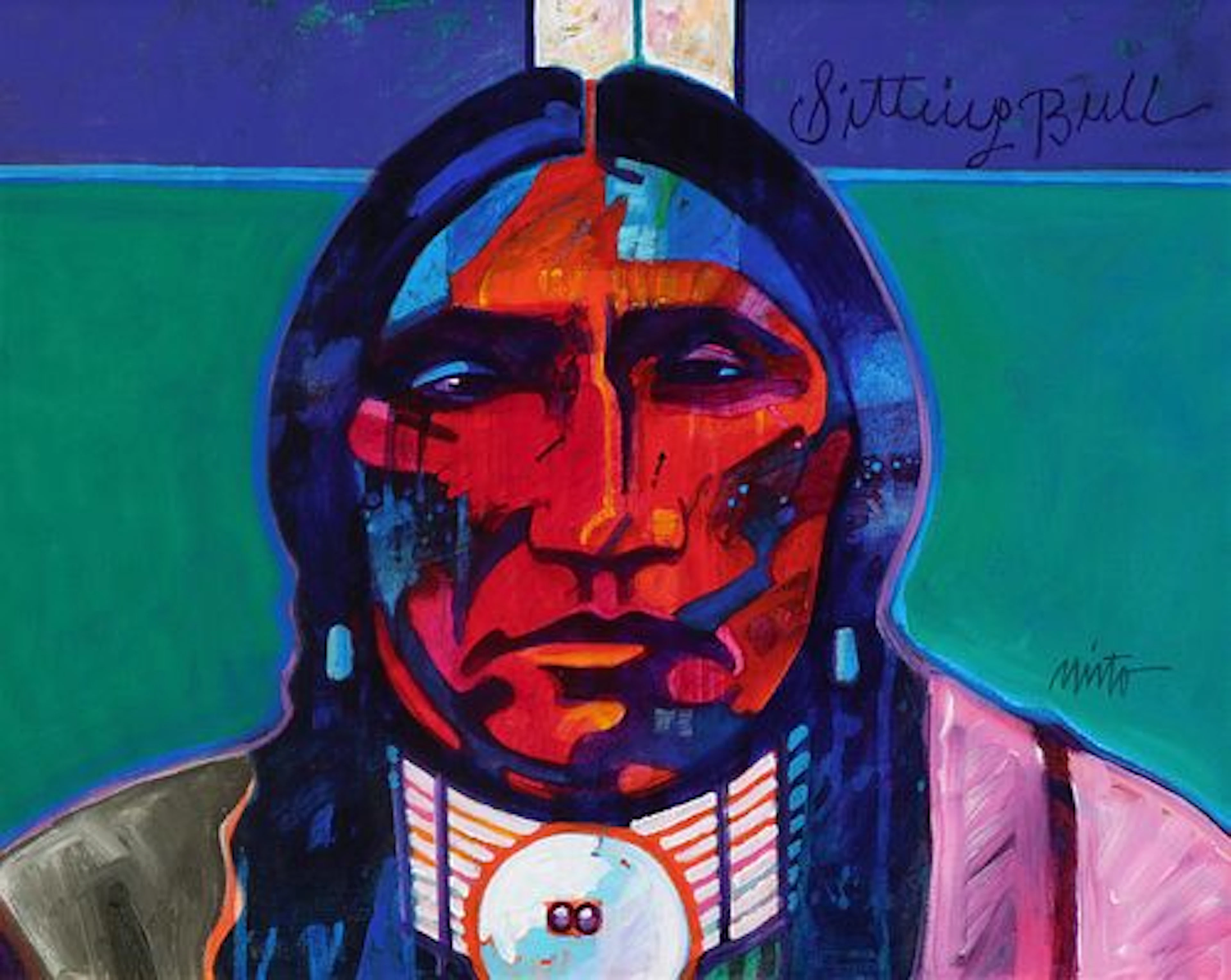 John Nieto (1936 – 2018) – Sitting Bull (2001)