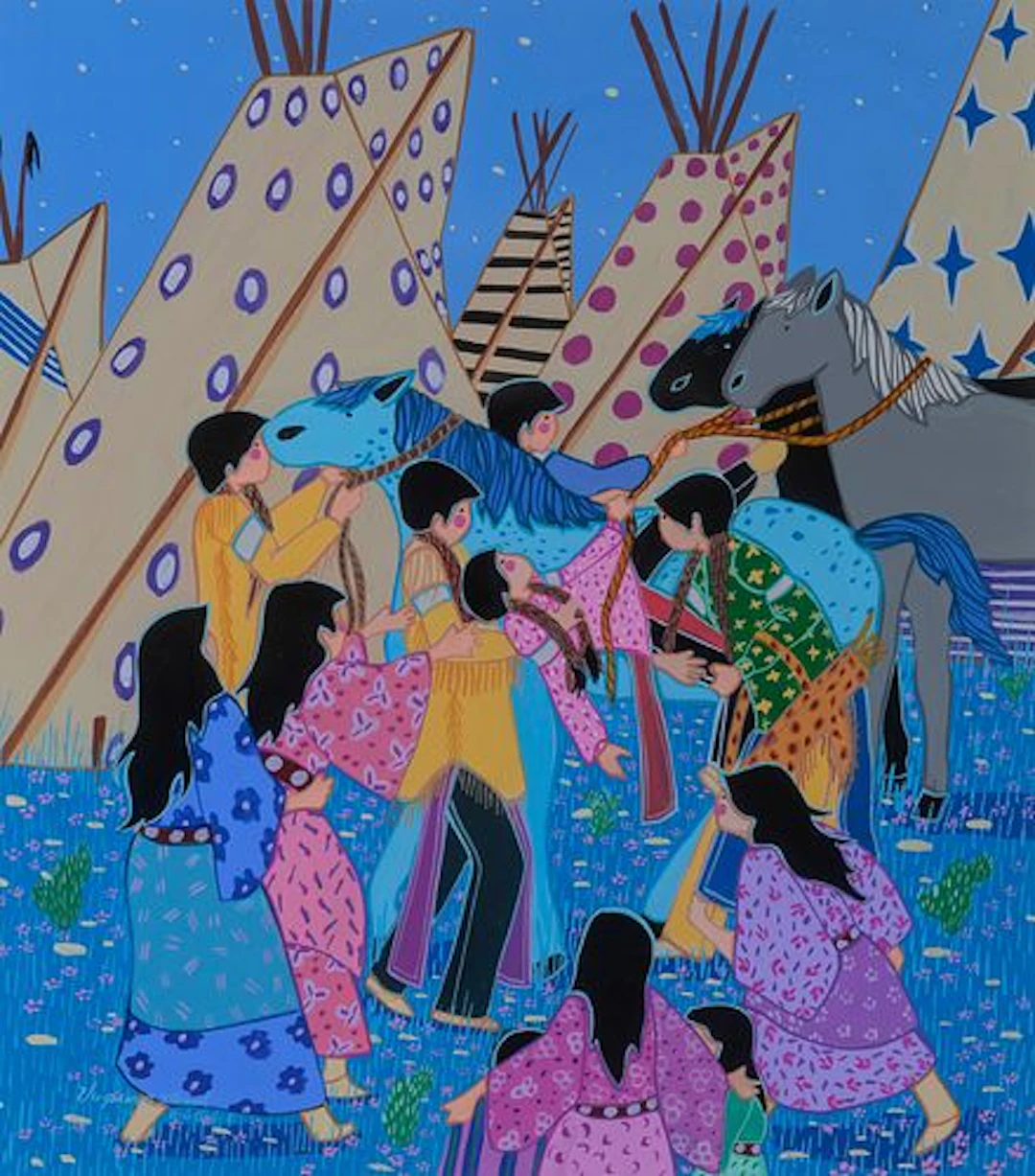 Virginia Stroud (b. 1951) – Camp