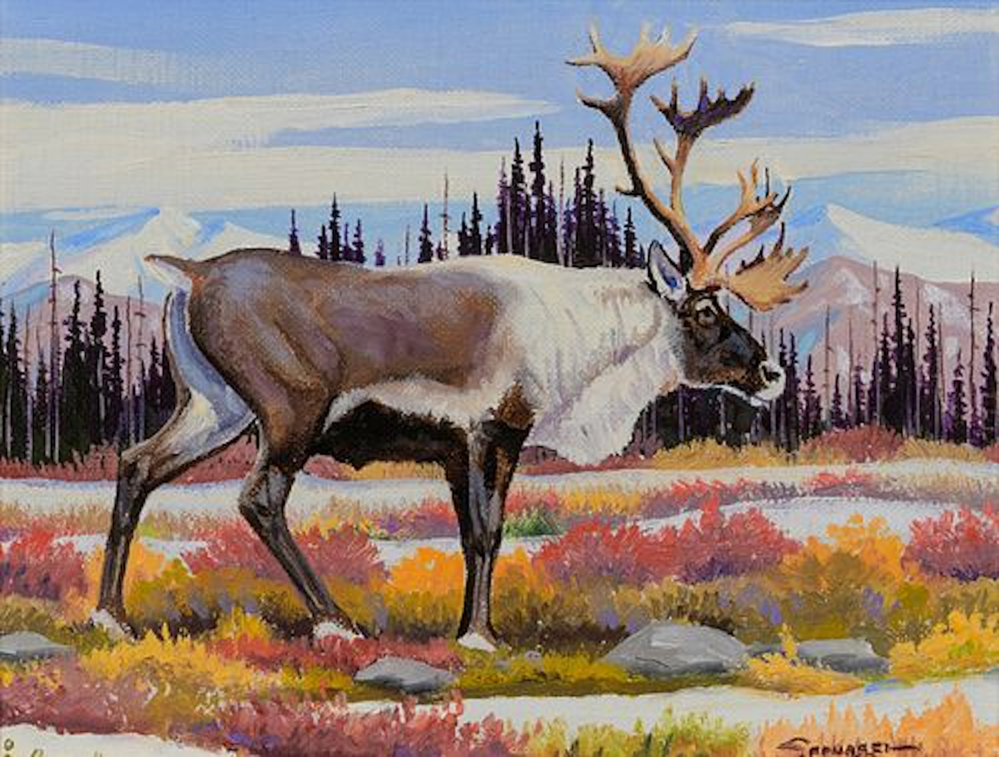 Elmer Sprunger (1919 – 2007) – Caribou