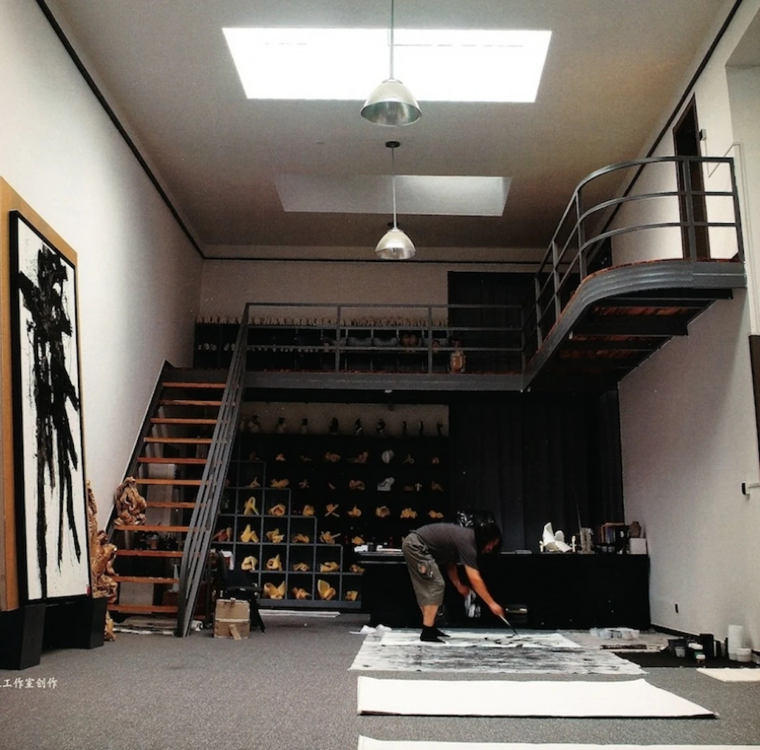 Liu Yonggang in seinem Studio