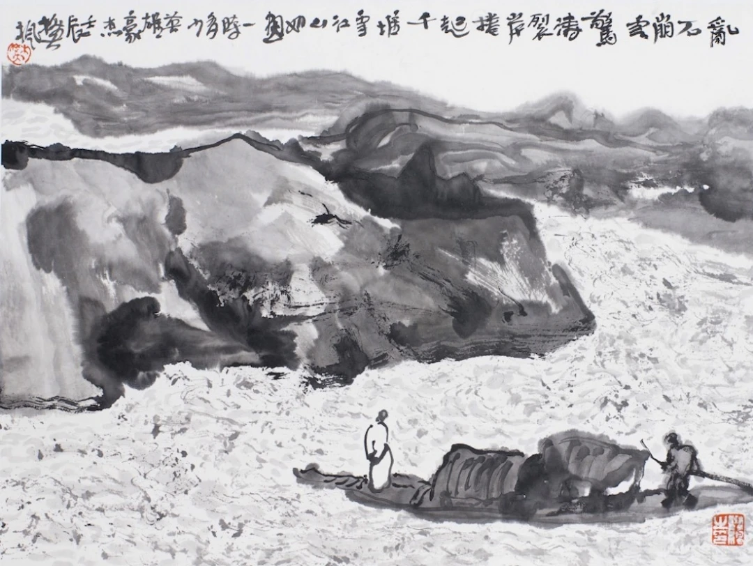 A kind of illustration of an ancient poem, 2012