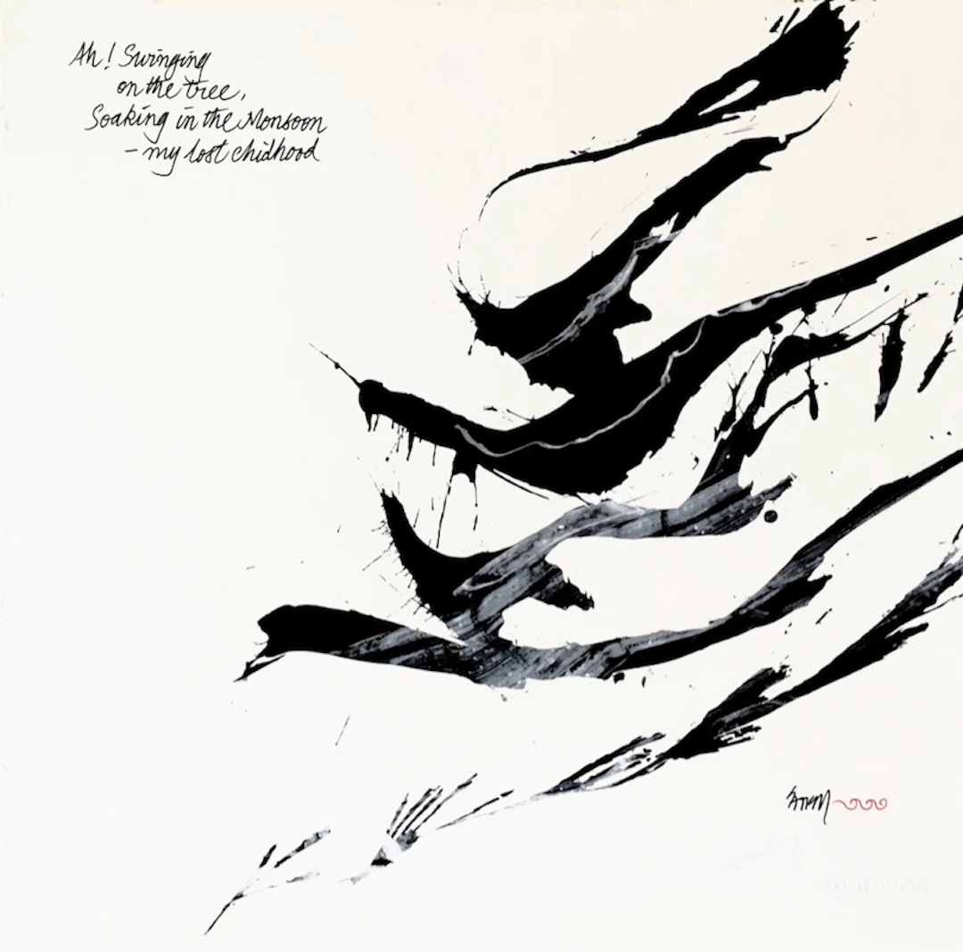 Haiku no. 9, Ah! Swinging…, 2018