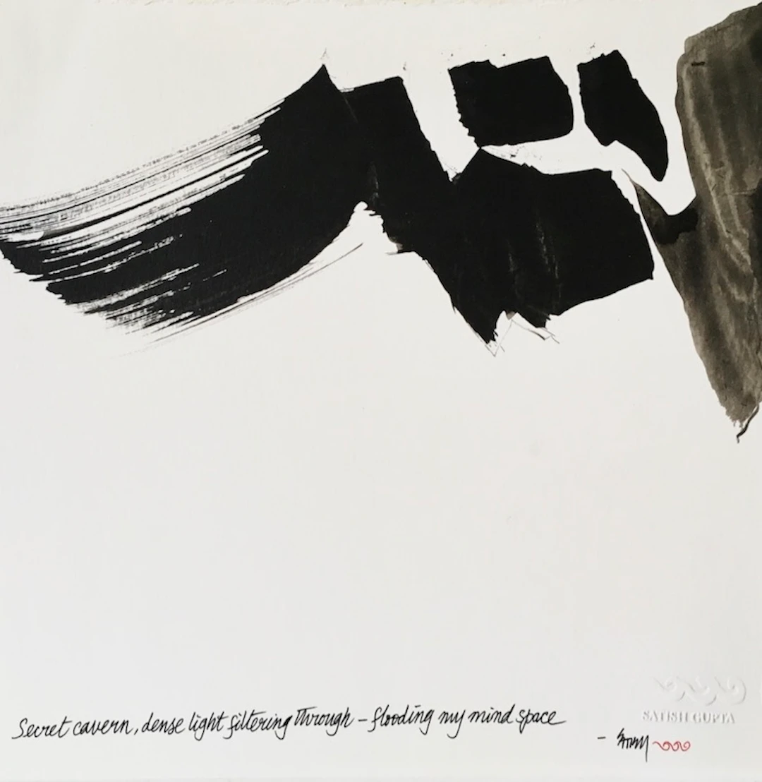 Haiku no. 34, Secret cavern…, 2018