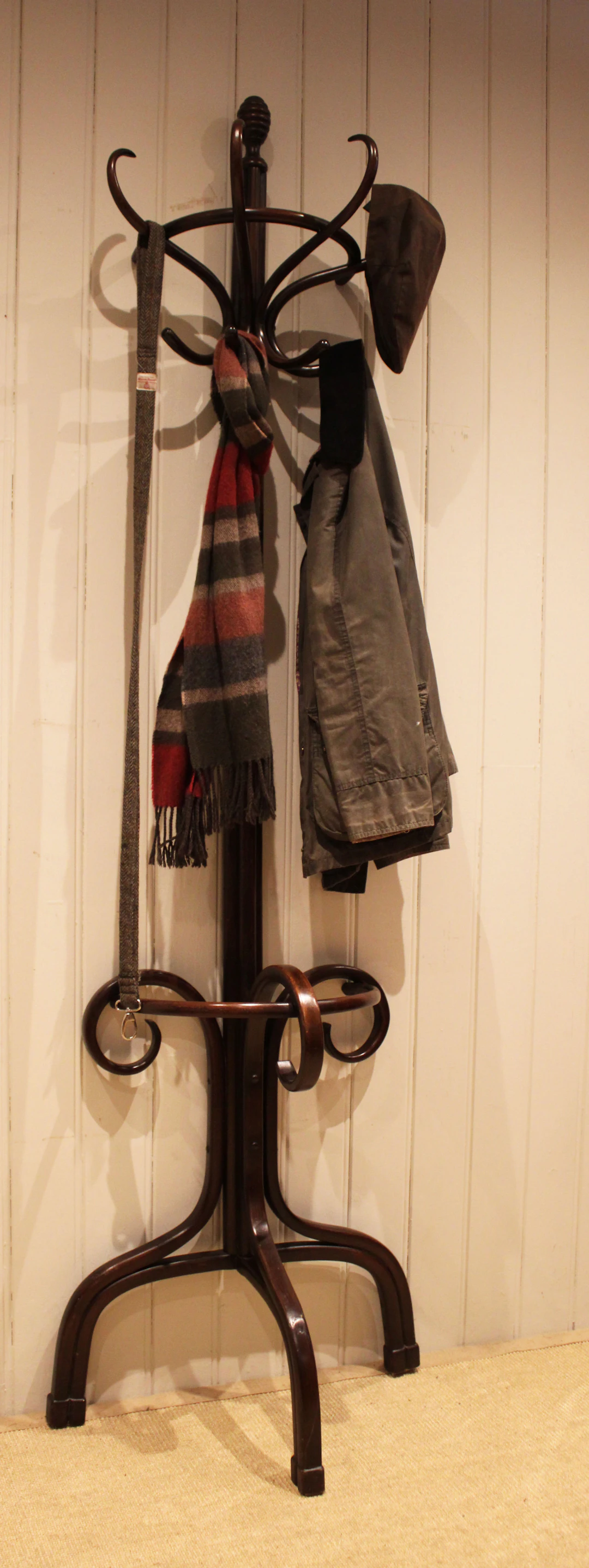 Bentwood One Sided Coat & Hat Stand