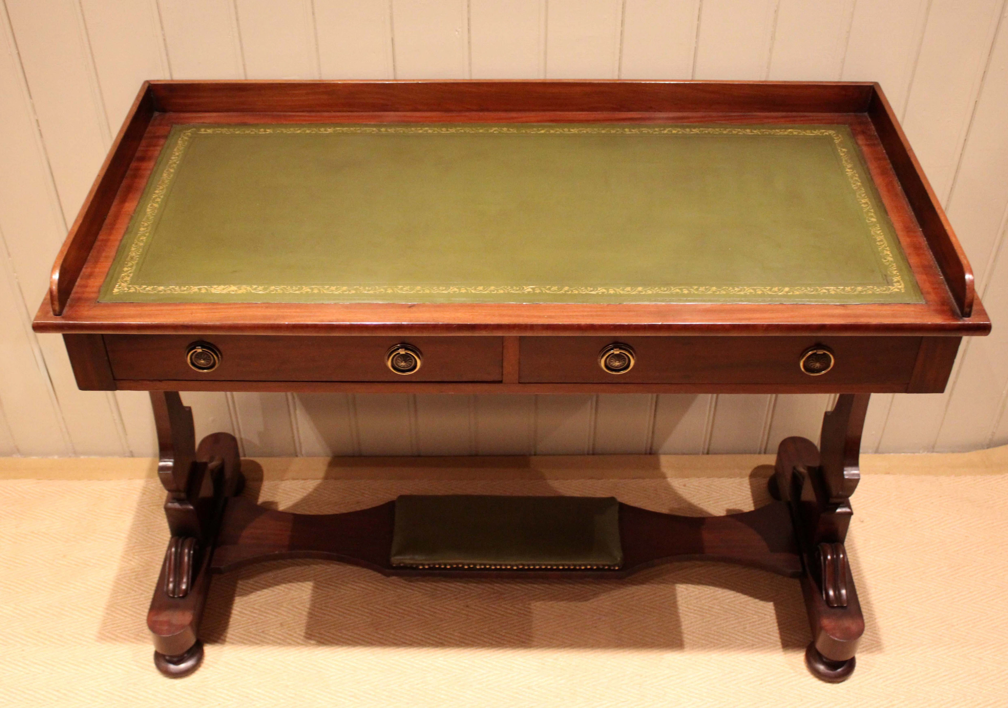 Large Mahogany Writing Table