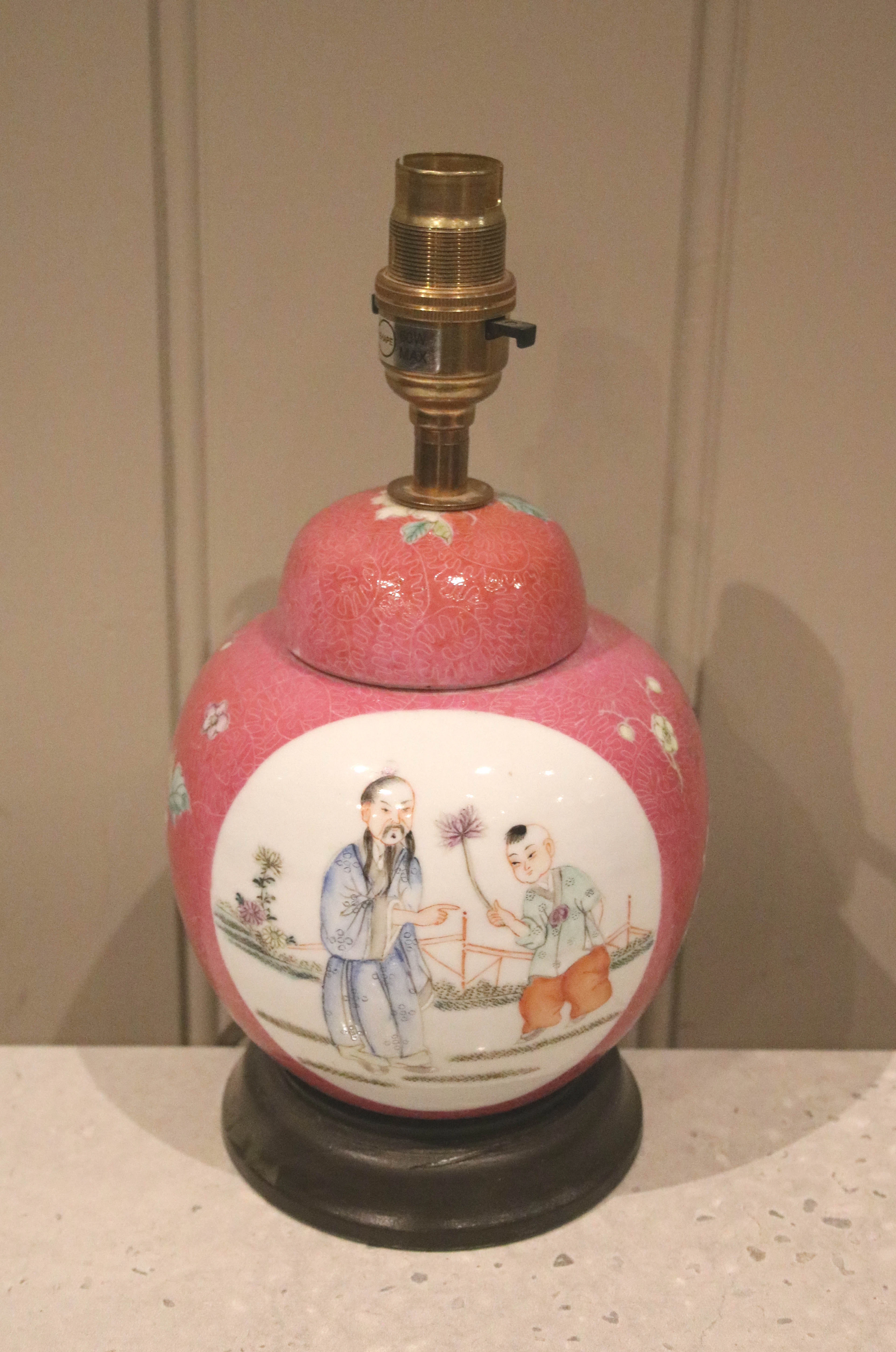 #Chinese Temple Jar Table Lamp
